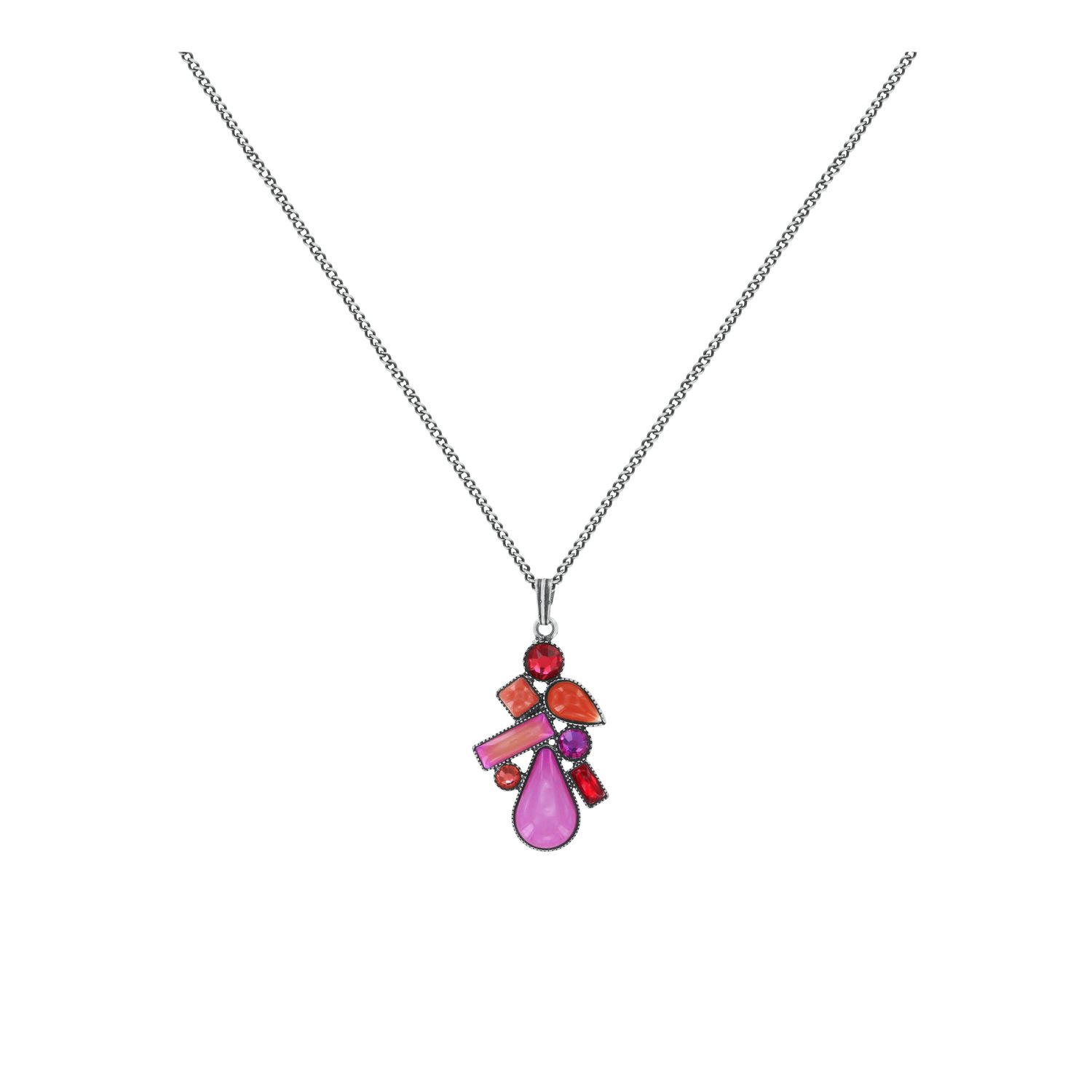 Konplott Kette mit Anhänger "Afternoon Bling" red