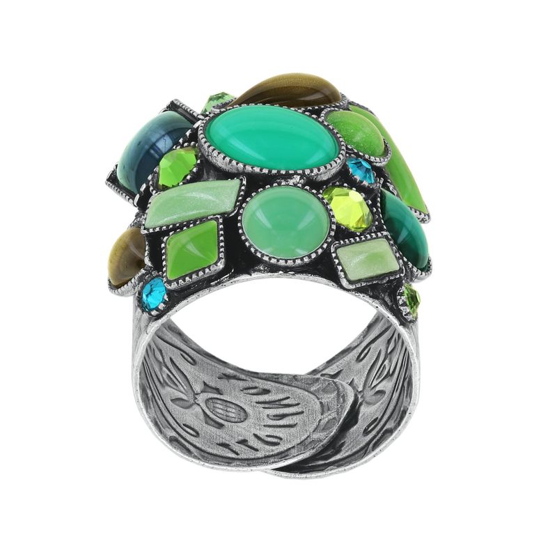 Konplott Ring "Afternoon Bling" green