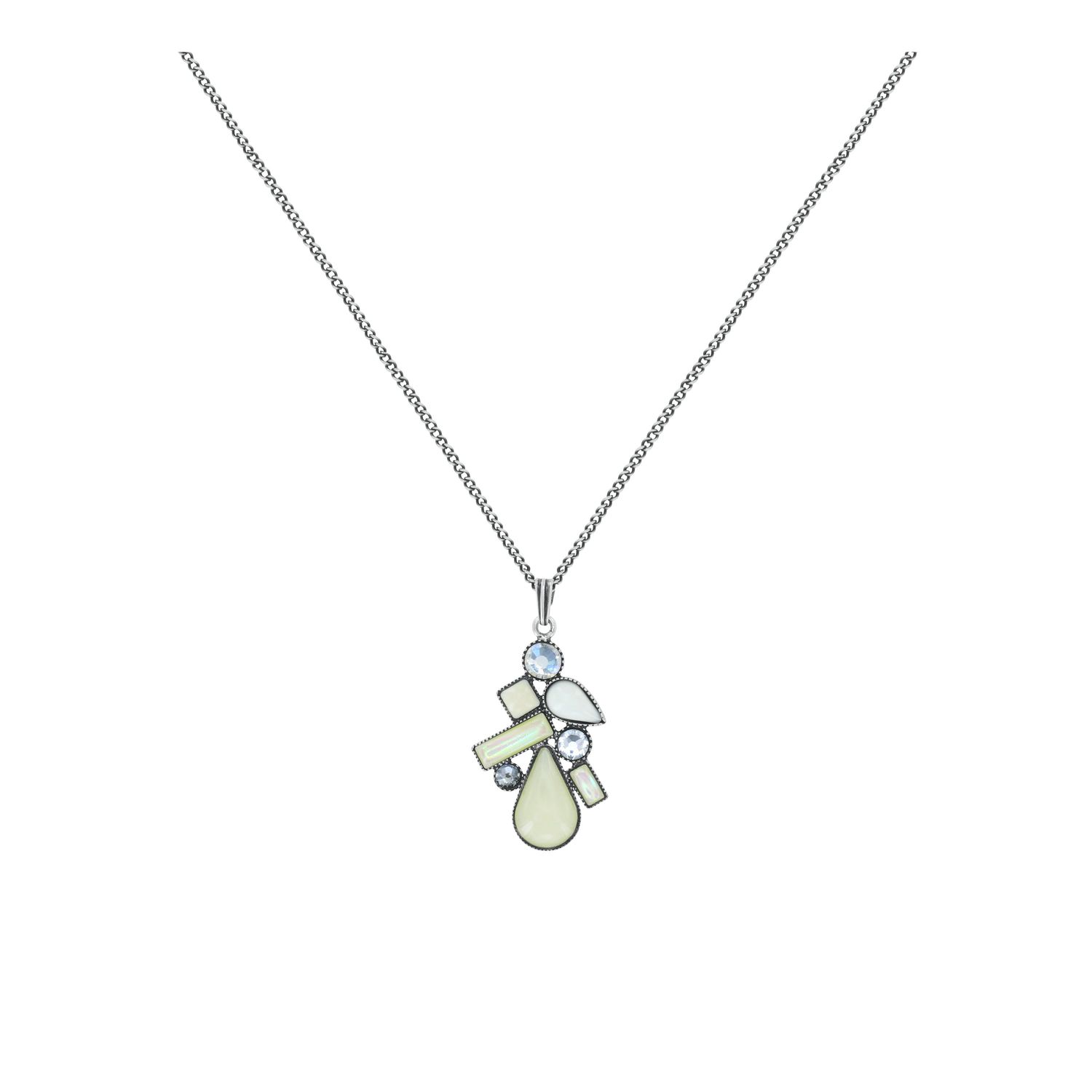 Konplott Kette mit Anhänger "Afternoon Bling" white