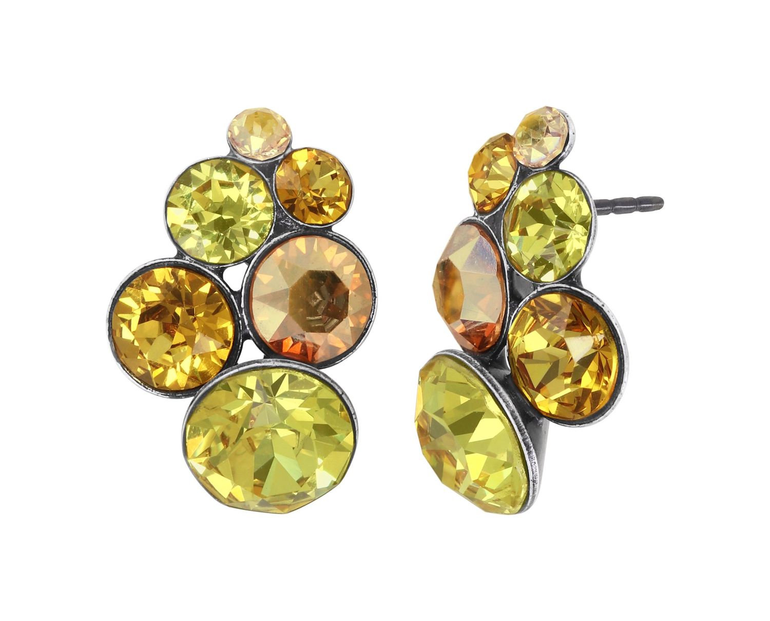 Konplott Ohrstecker "Petit Glamour" yellow