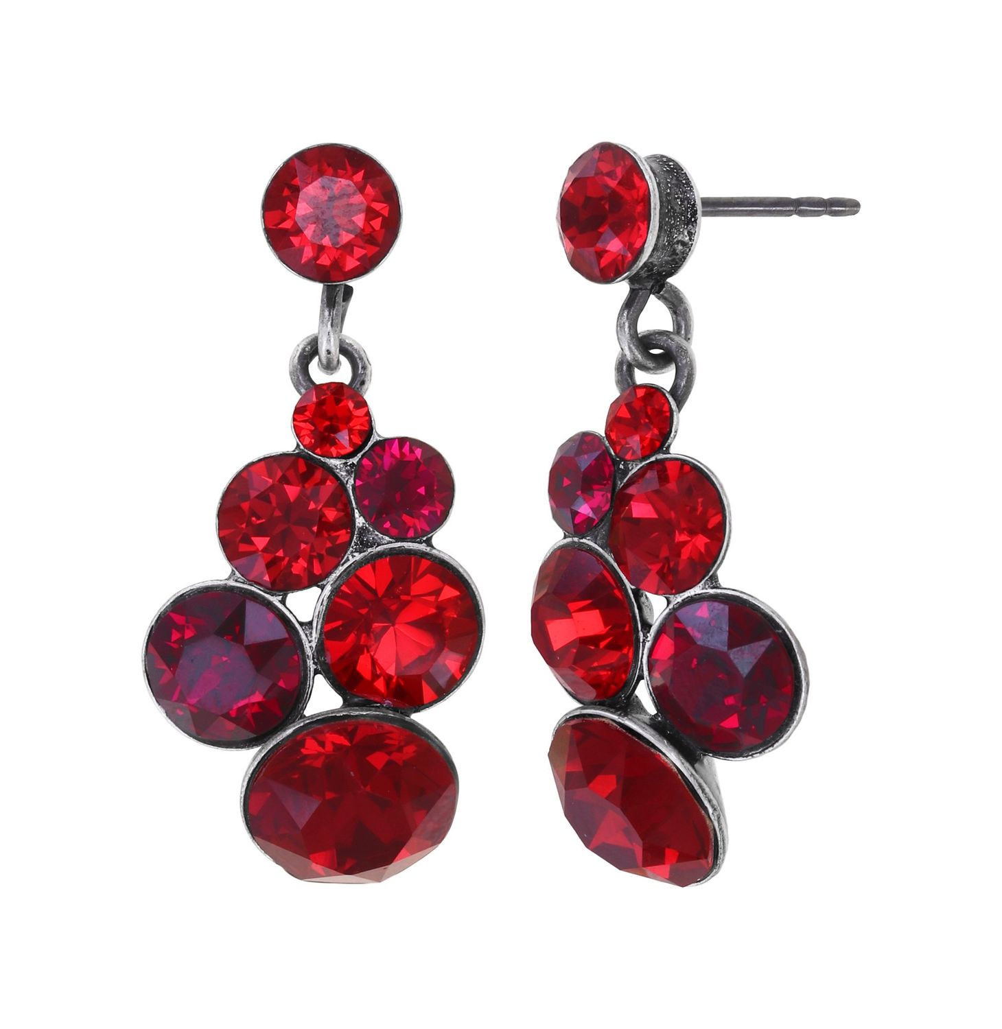Konplott Ohrstecker baumelnd "Petit Glamour" coralline