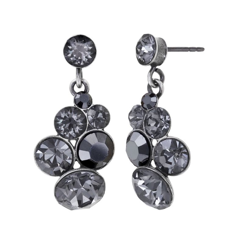 Konplott Ohrstecker baumelnd Konplott Ohrstecker baumelnd "Petit Glamour" black