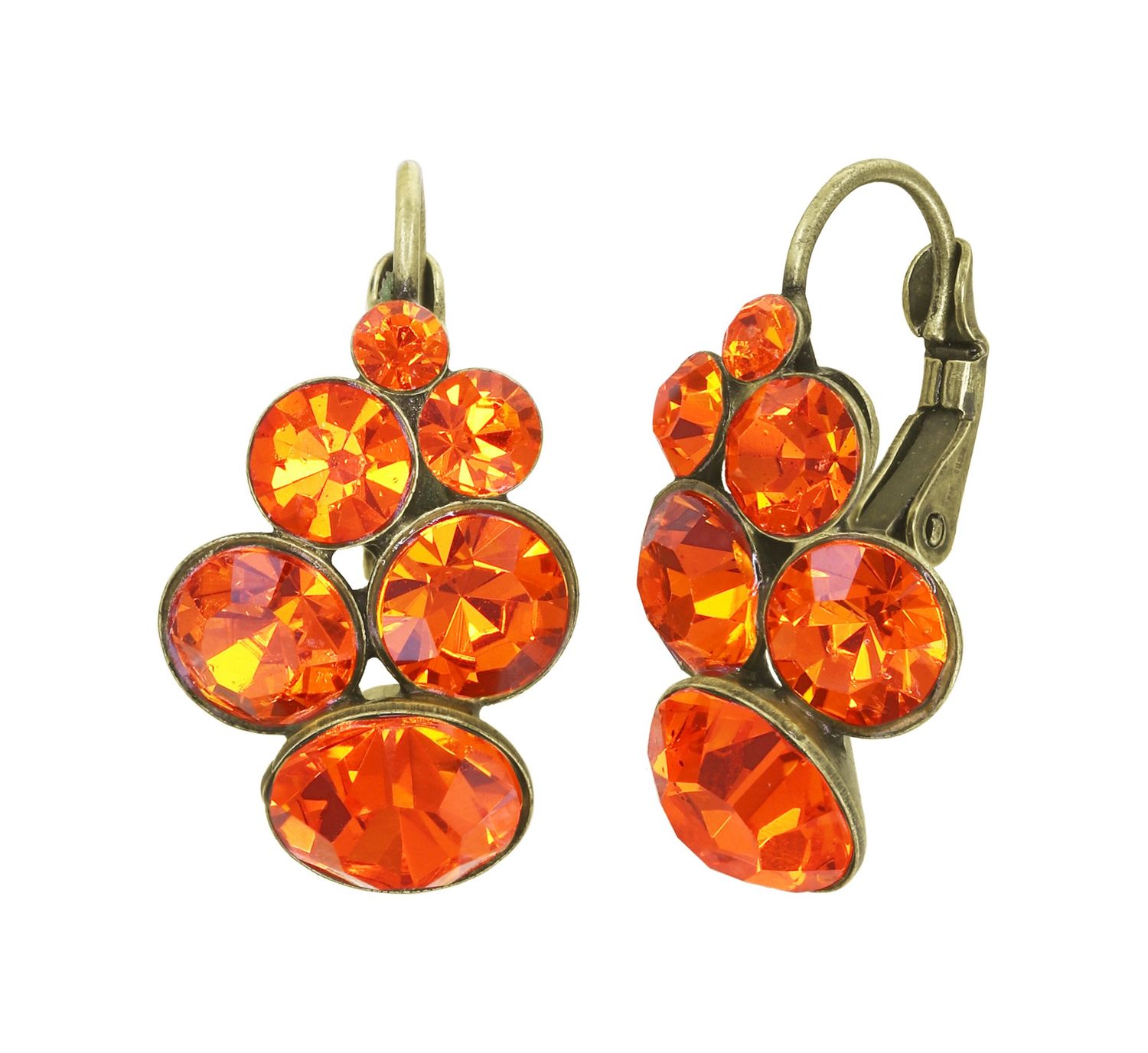 Konplott Ohrhänger "Petit Glamour" orange