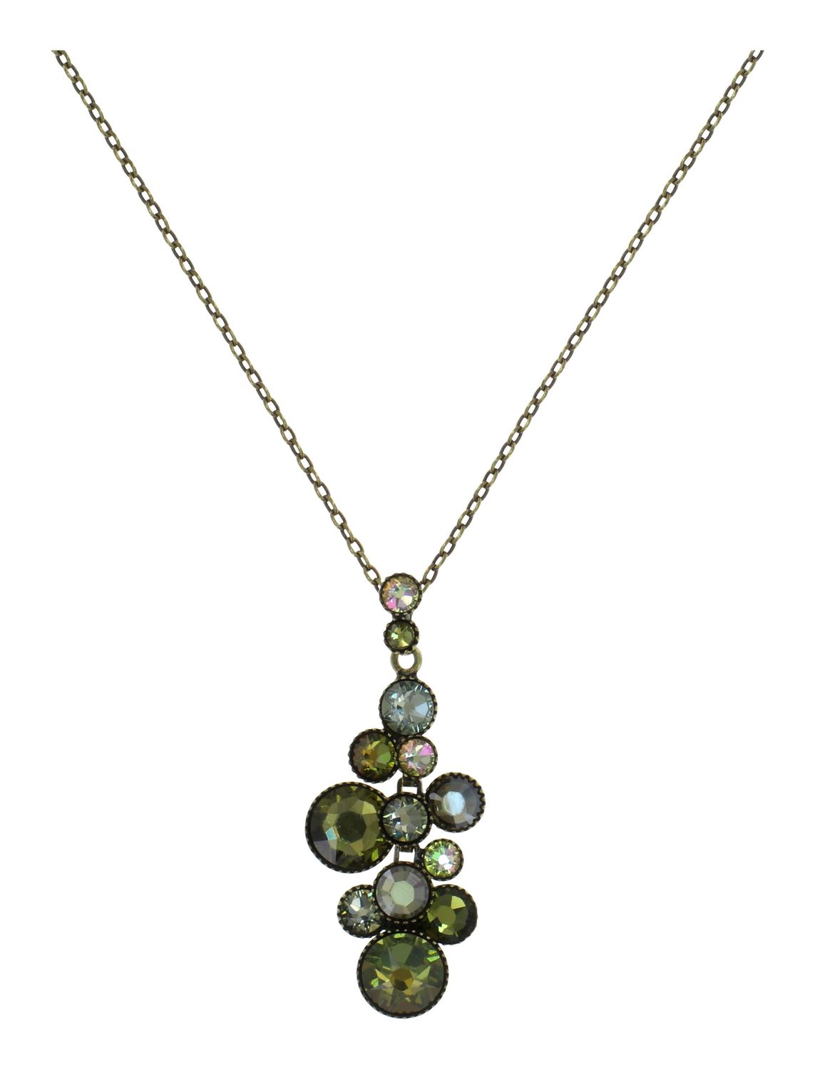 Konplott Kette "Water Cascade" multi khaki, farbjong.
