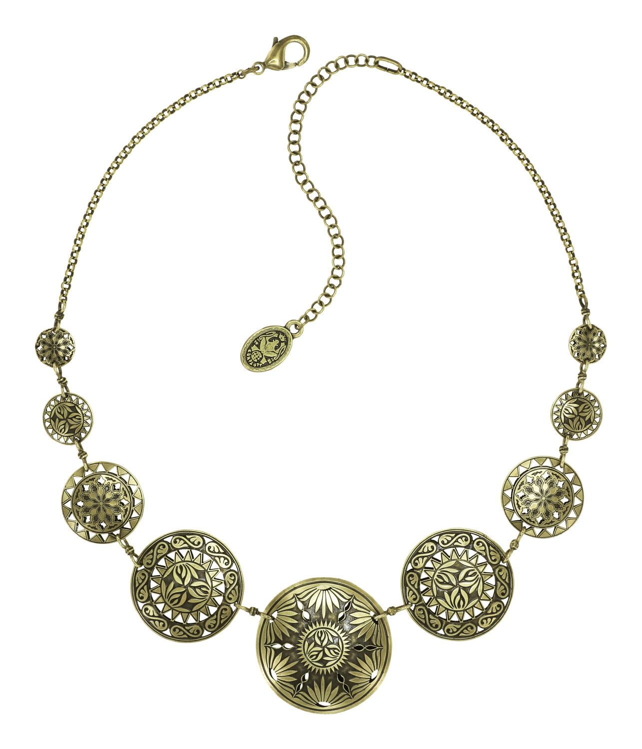 ​Konplott Kette  "Shades of Light" messing