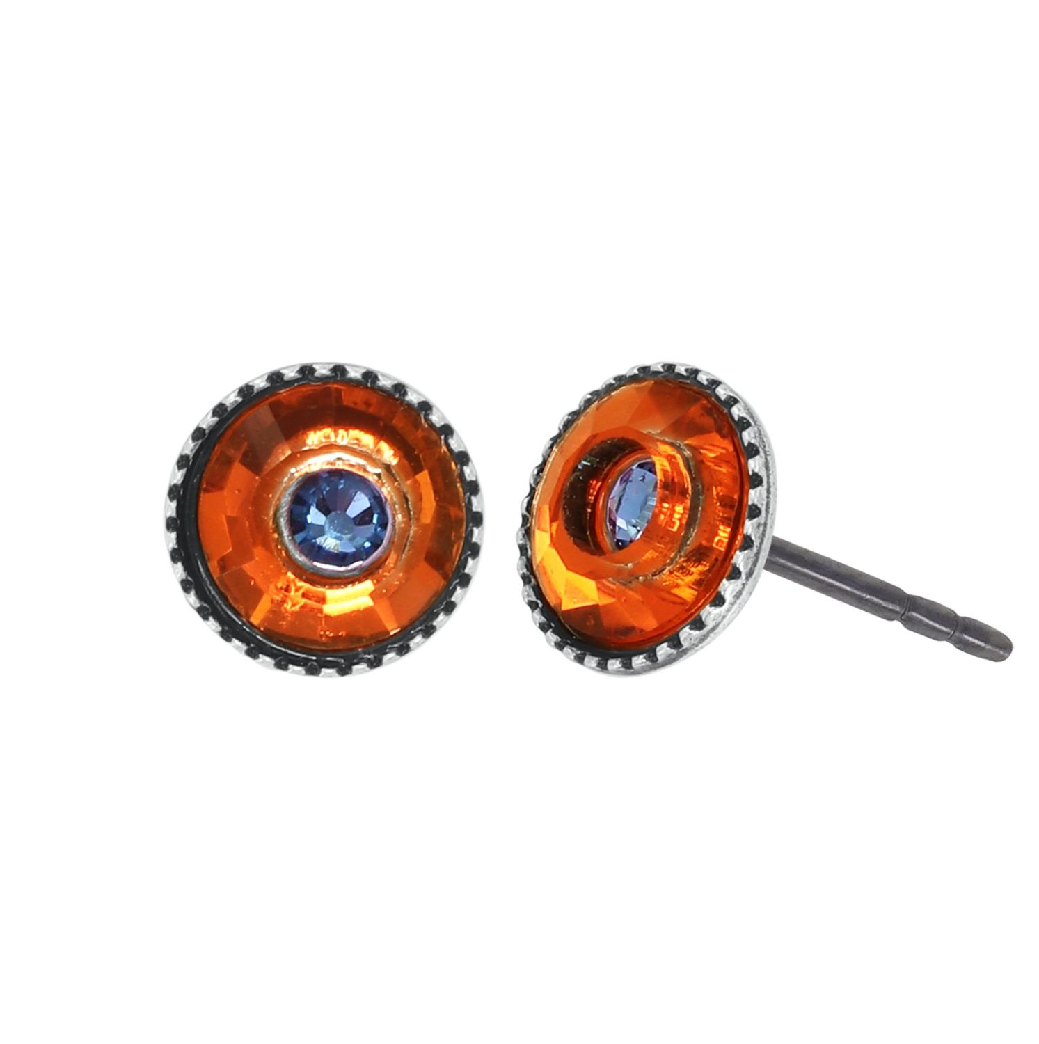 ​Konplott Ohrringe "Donutissima" orange/blue