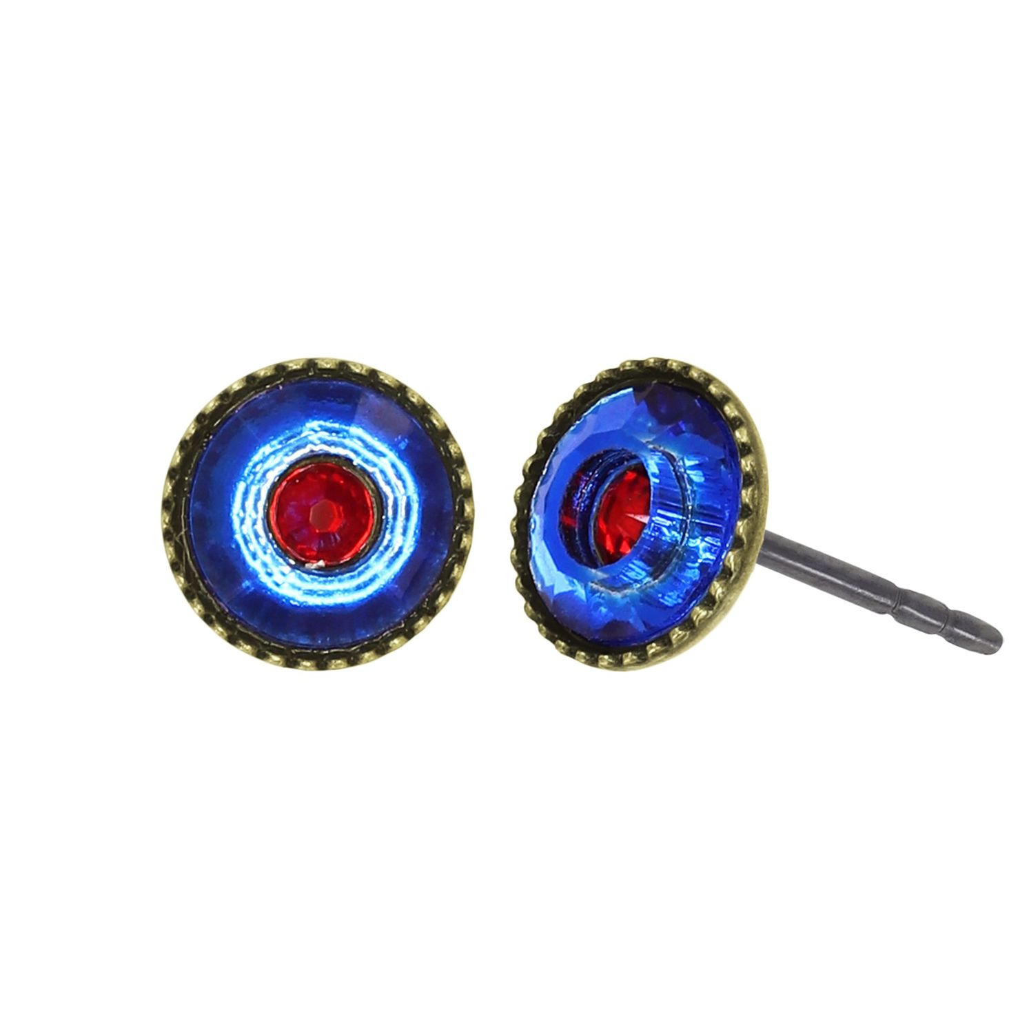 ​Konplott Ohrringe "Donutissima" blue/red