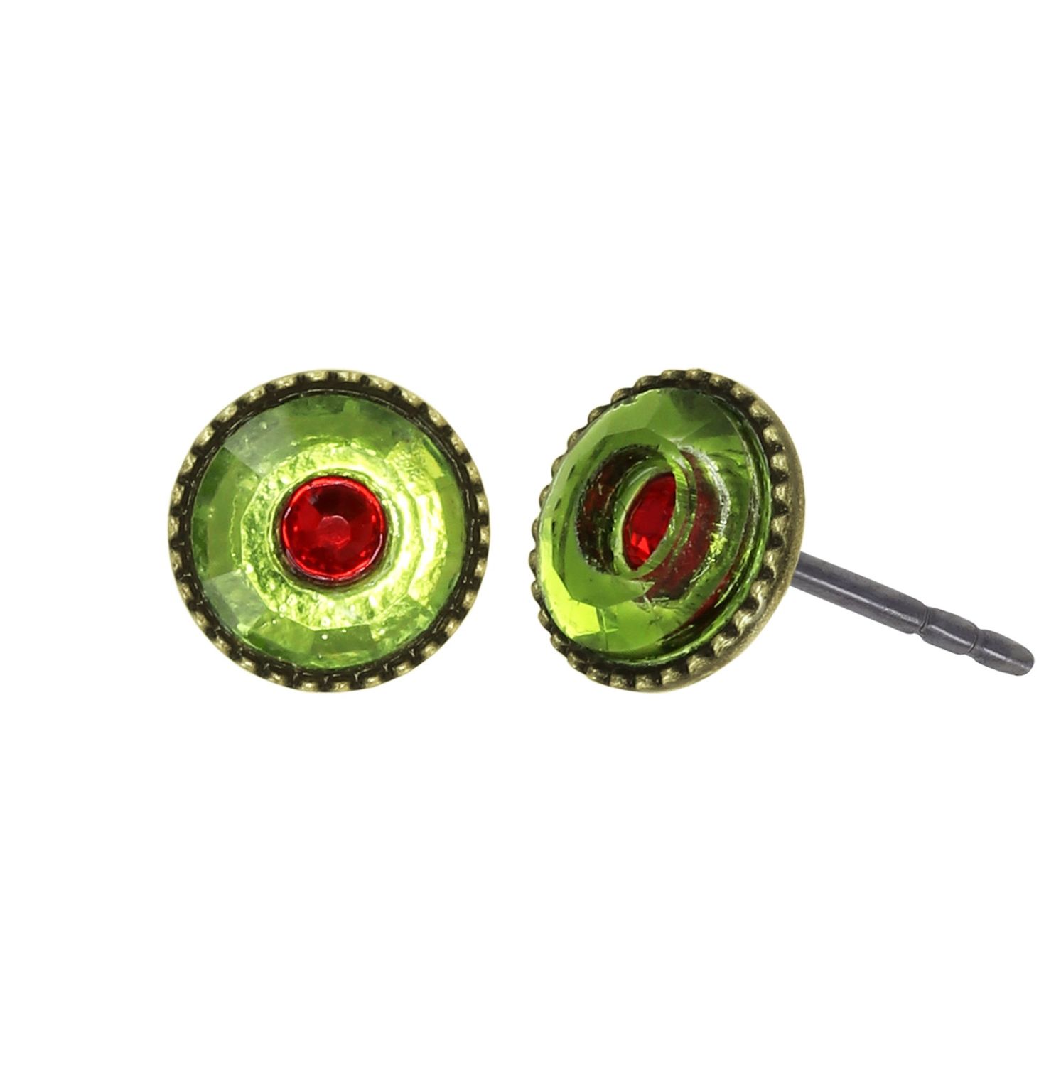 ​Konplott Ohrringe "Donutissima" green/red
