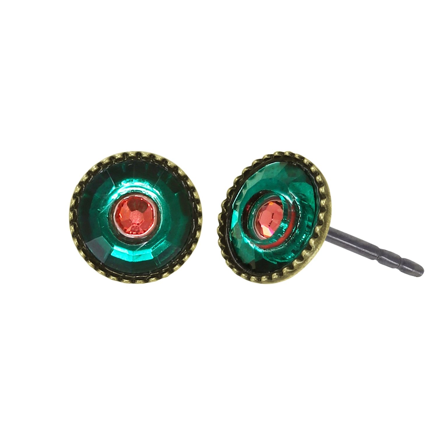 ​Konplott Ohrringe "Donutissima" green/pink