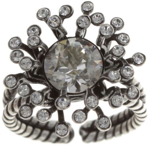 Konplott Ring "Petit four de Fleur" weiß