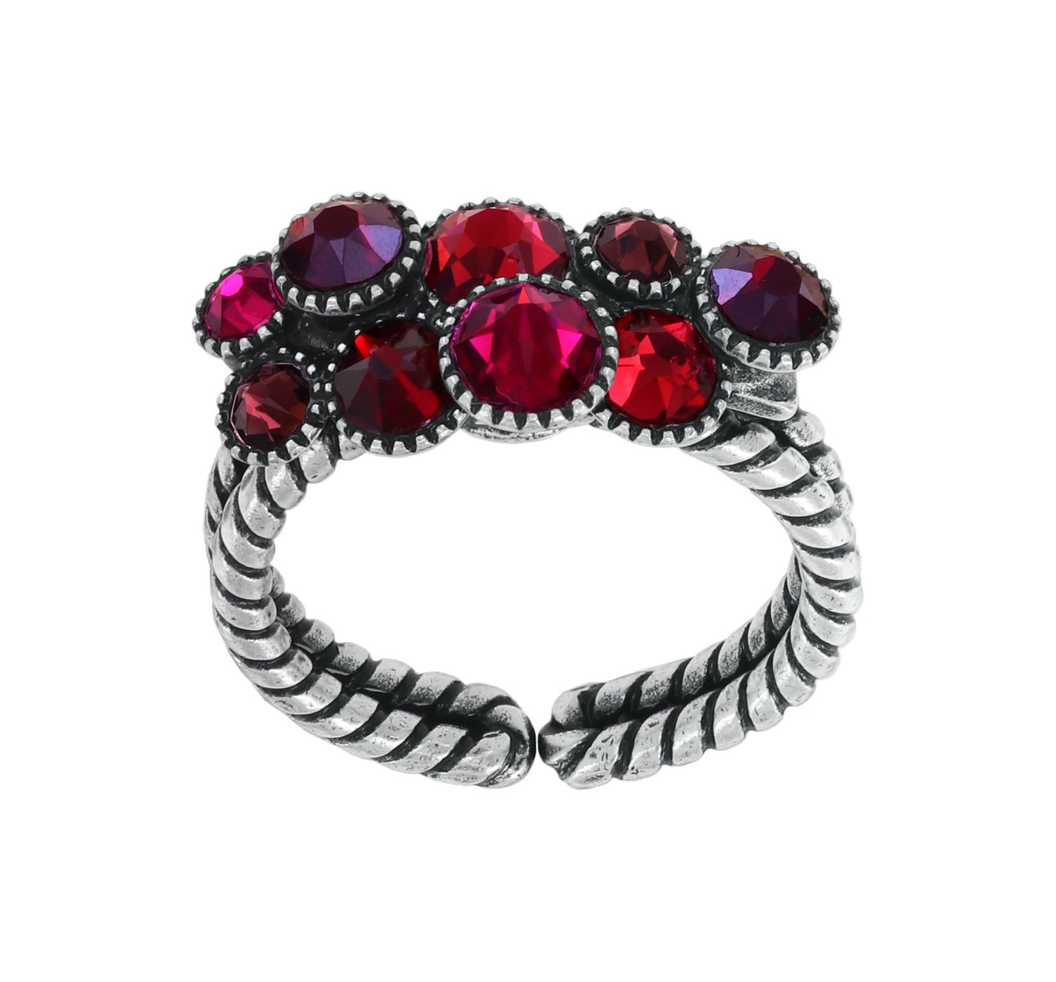 ​Konplott Ring "Water Cascade" red