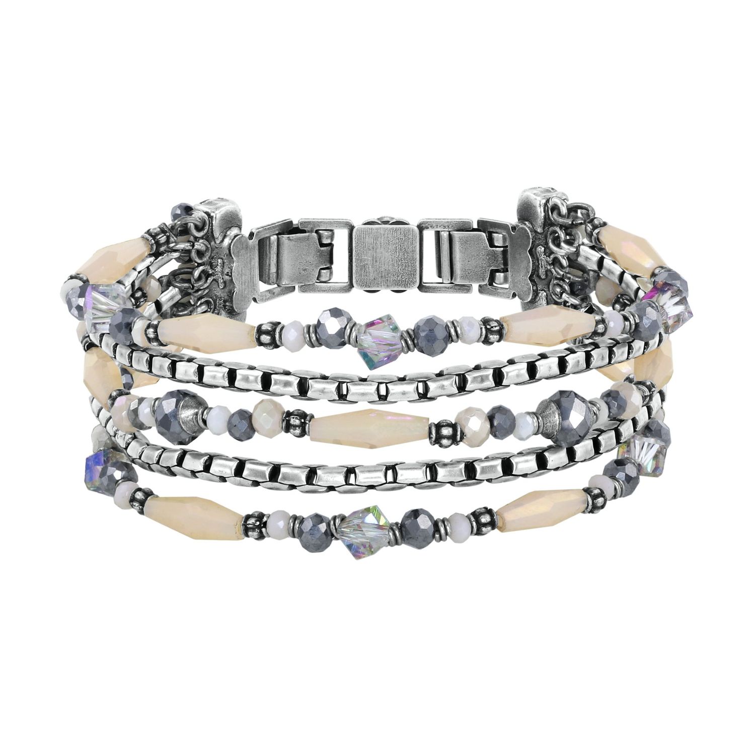 ​Konplott Armband "Indian Summer" white