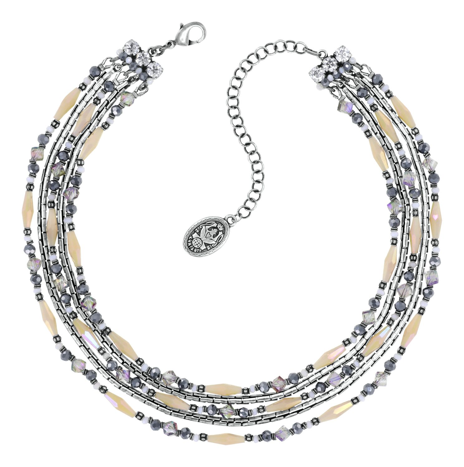 ​Konplott Halskette "Indian Summer" white