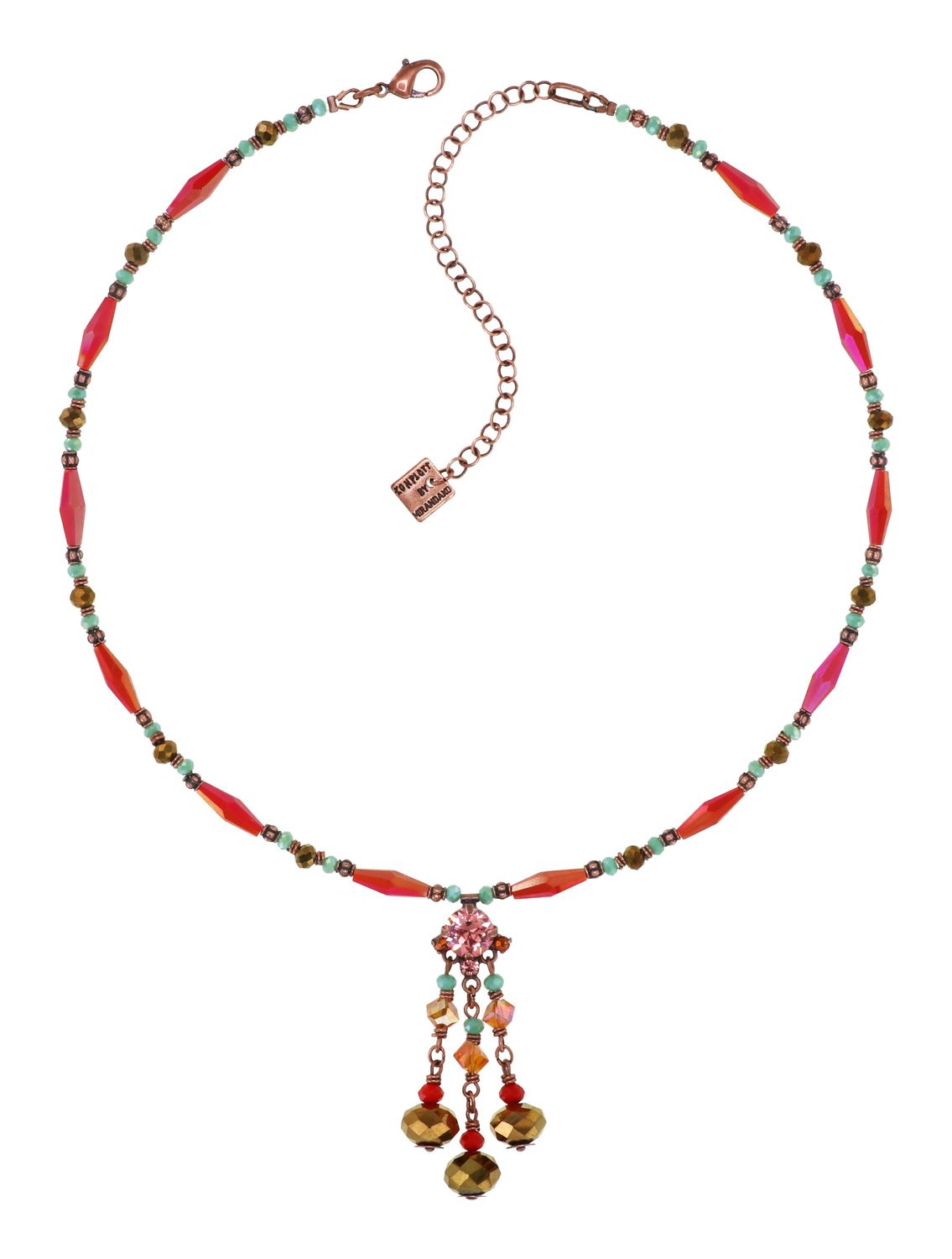 ​Konplott Kette "Indian Summer" orange