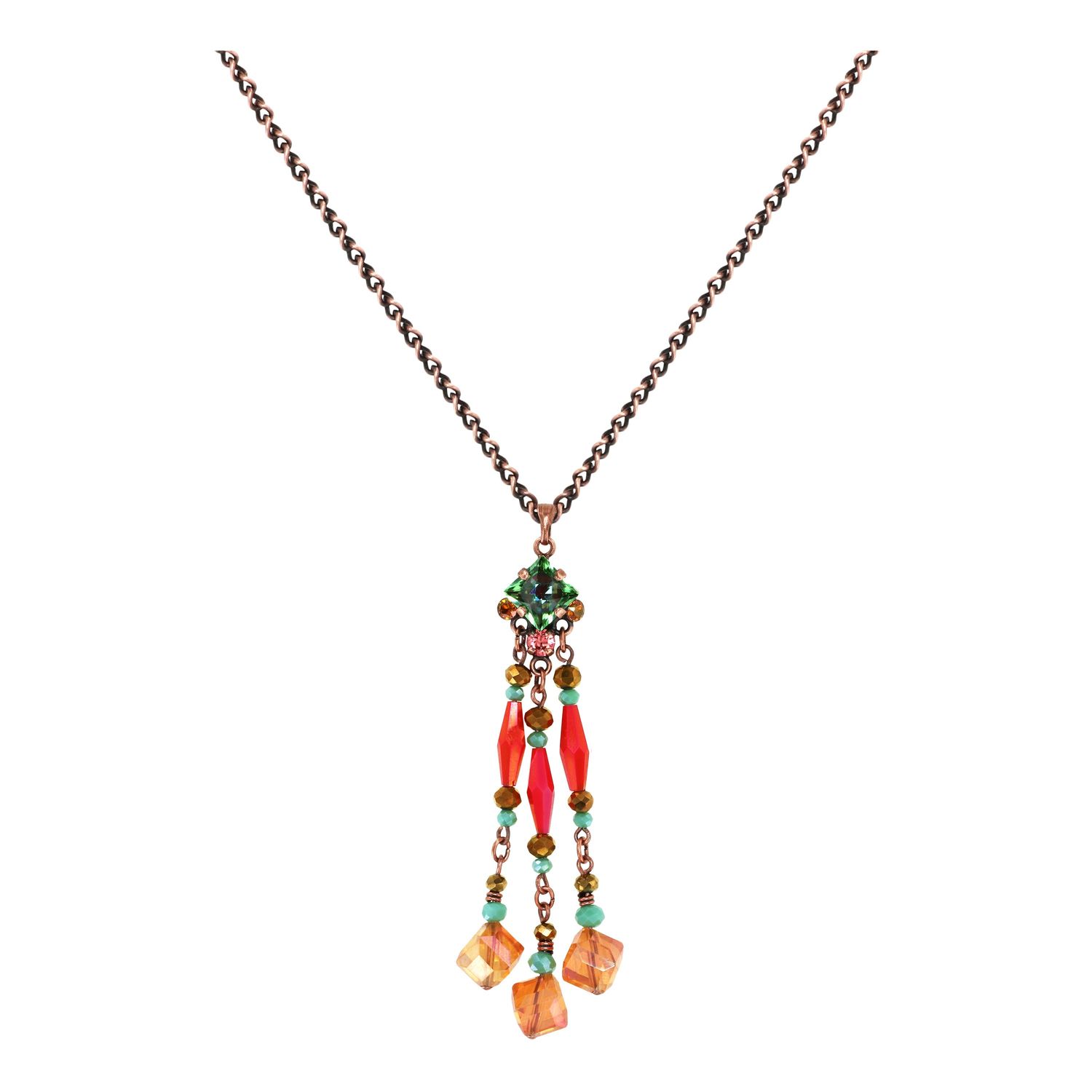 ​Konplott Kette "Indian Summer" orange