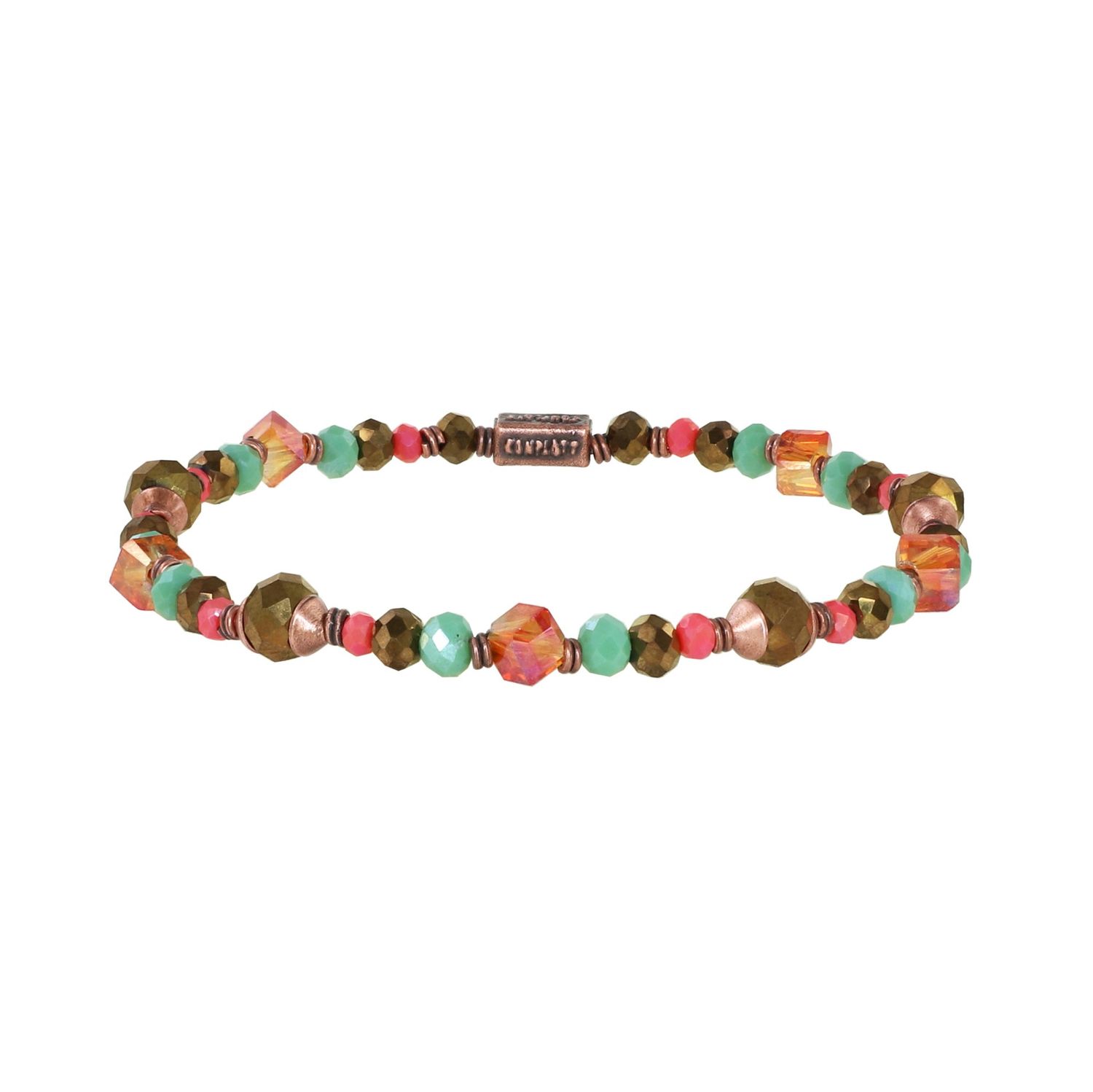 ​Konplott Armband "Petit Glamour d' Afrique" orange