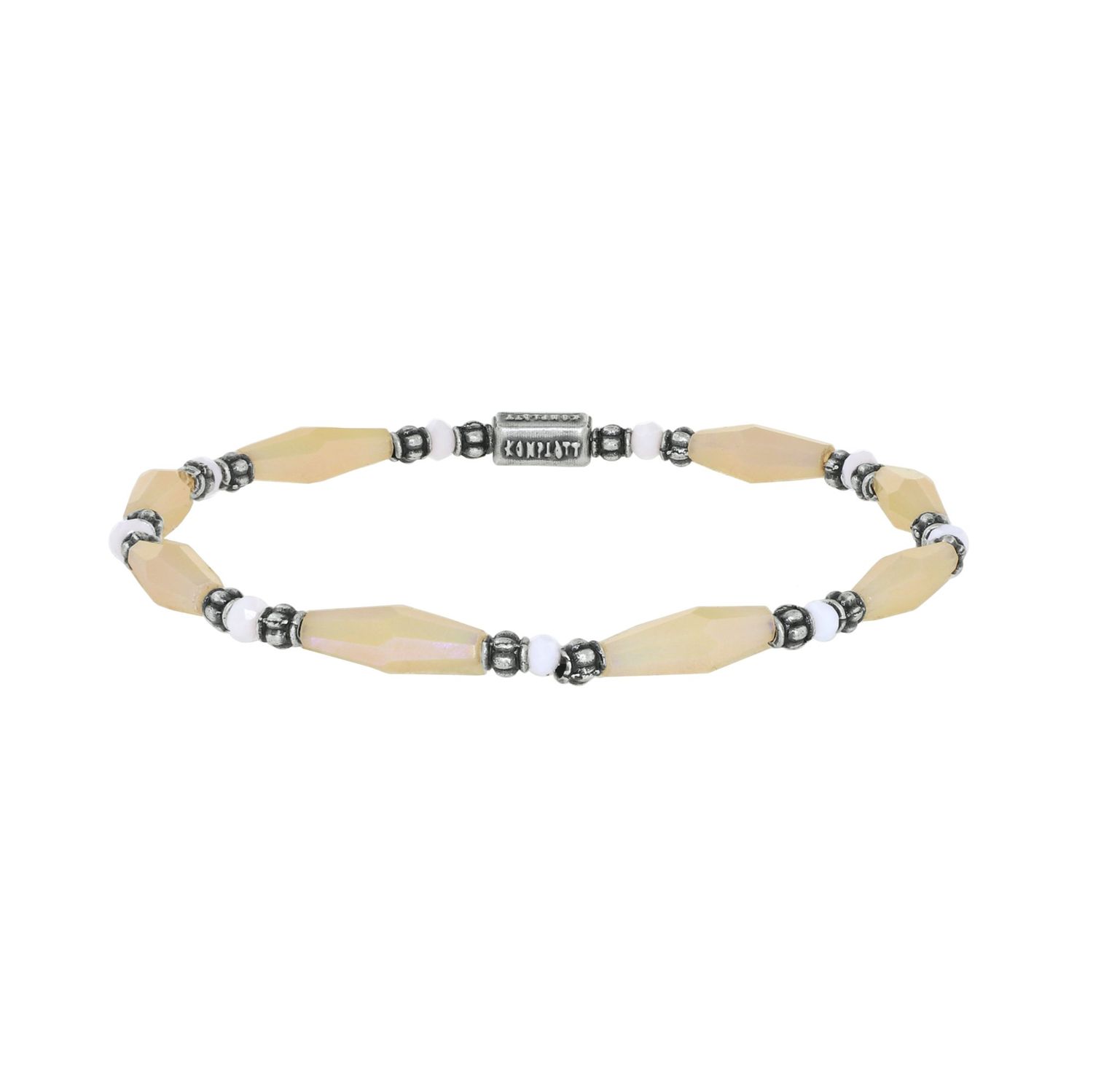 ​Konplott Armband "Petit Glamour d' Afrique" white