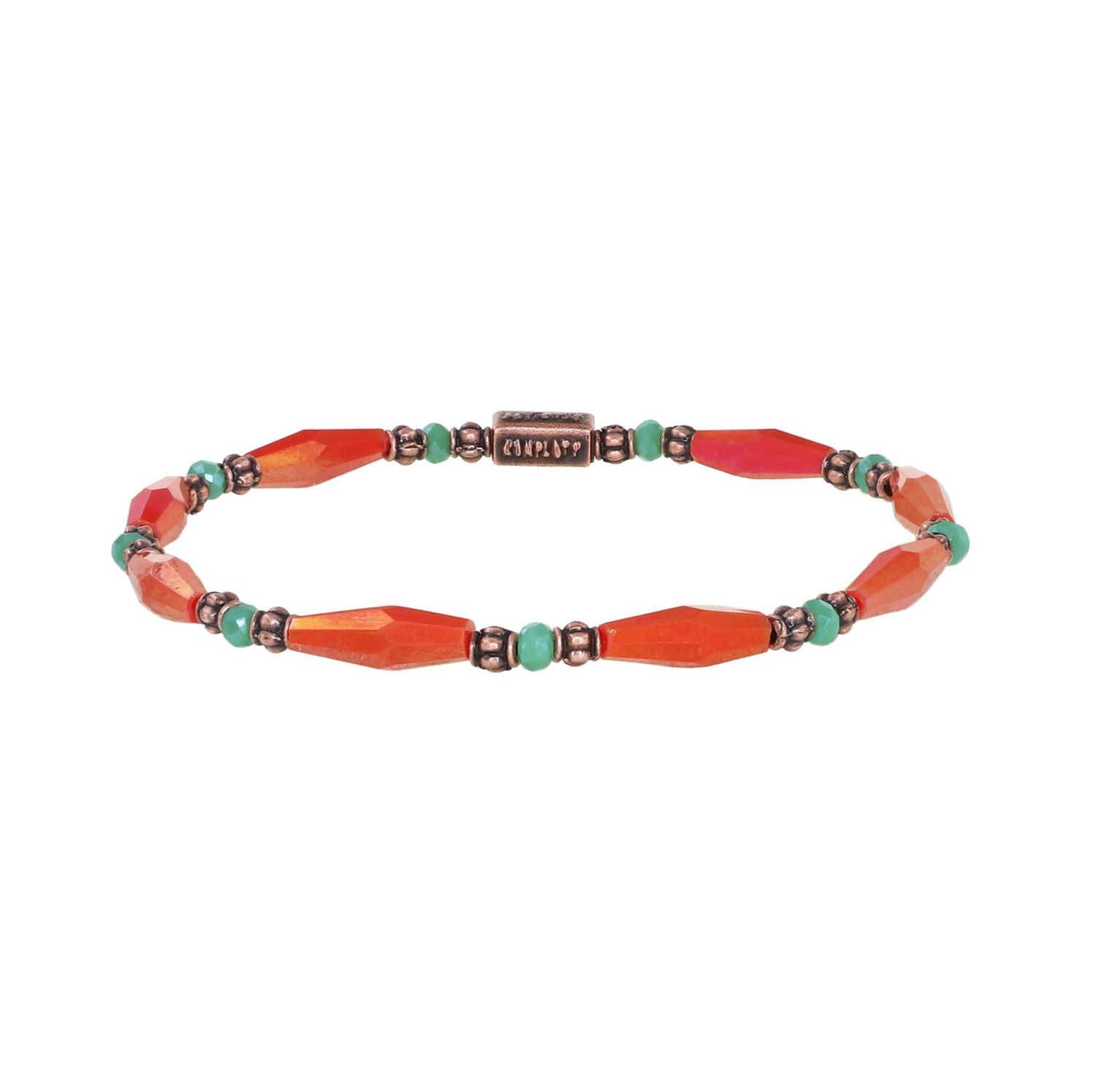 ​Konplott Armband "Petit Glamour d' Afrique" orange