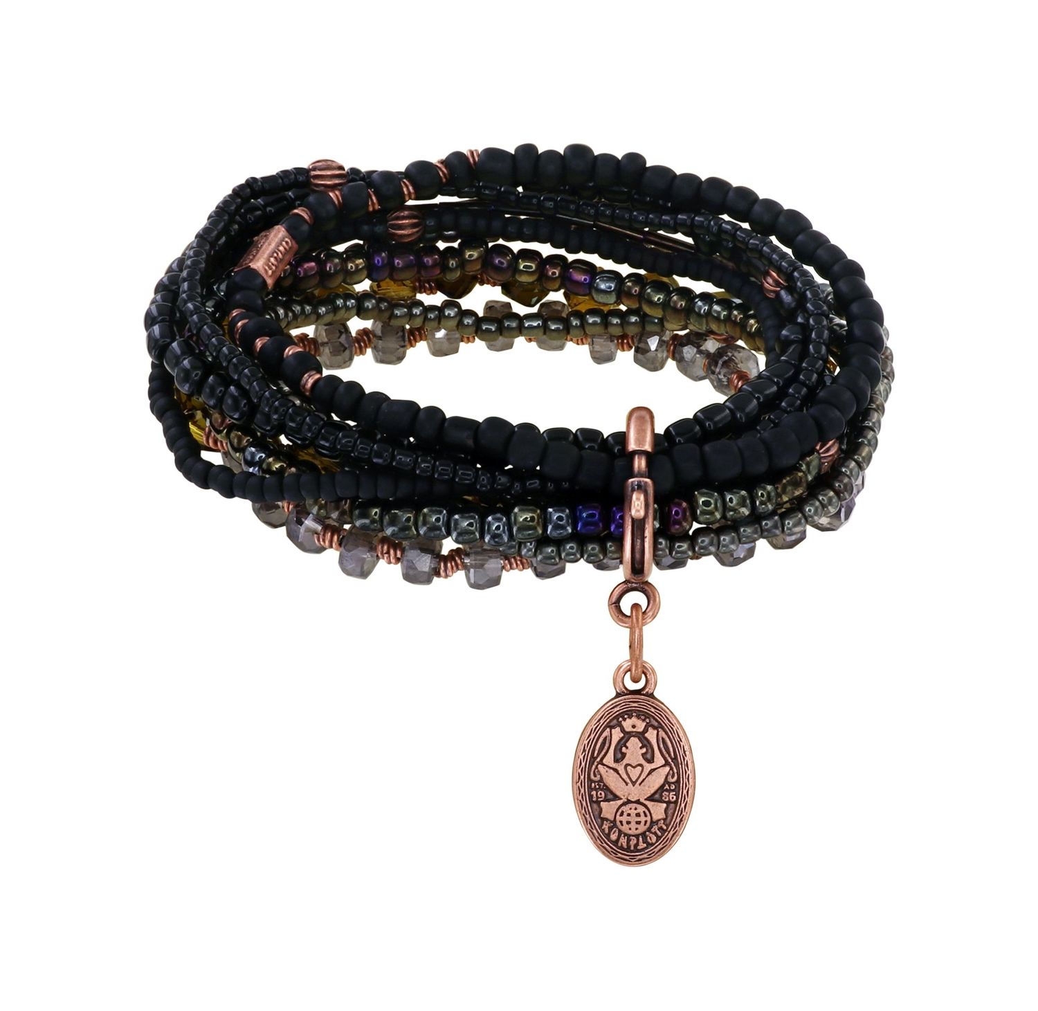 Konplott Armband "Petit Glamour d'Afrique" black