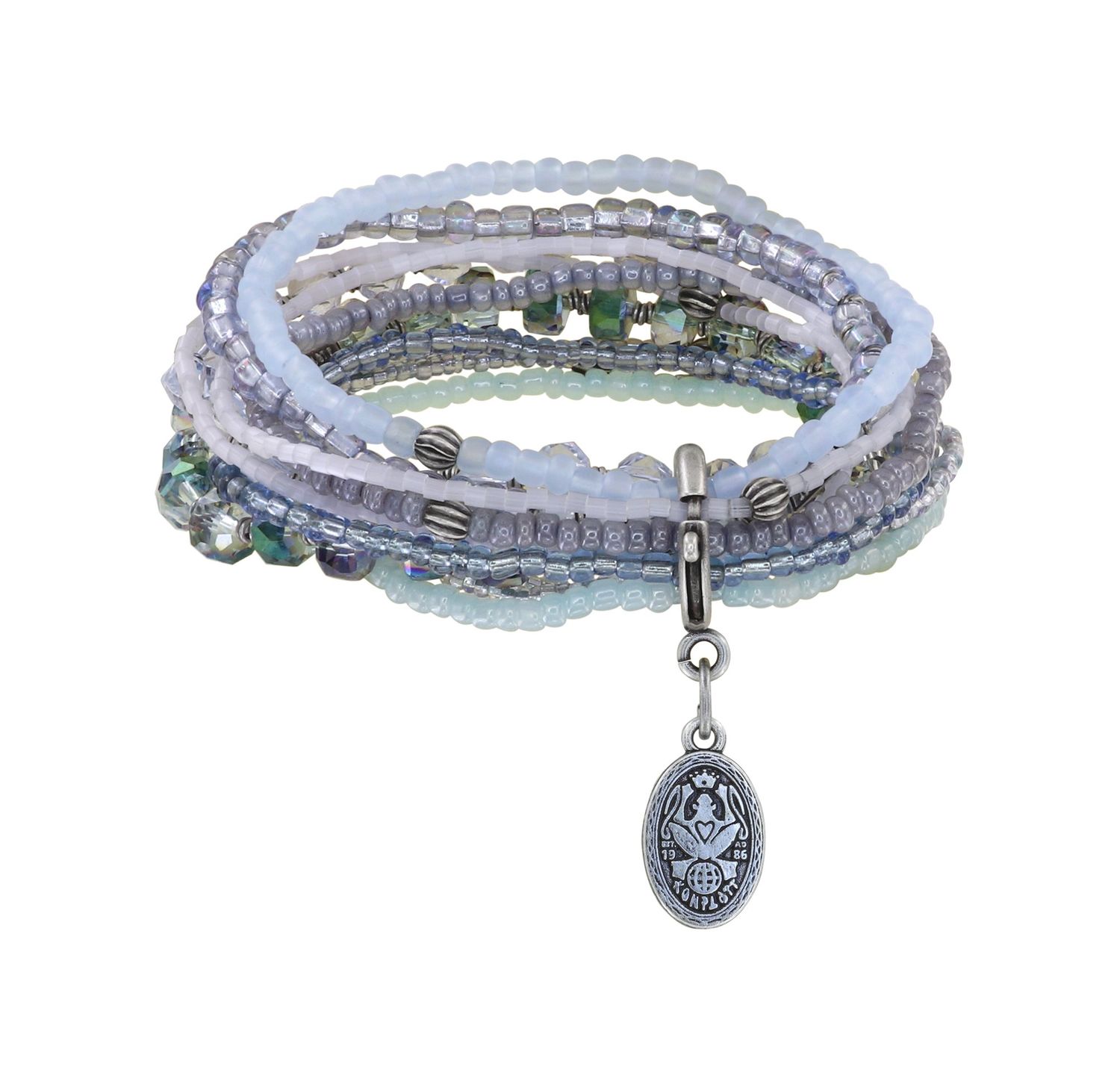 ​Konplott Armband "Petit Glamour d'Afrique" blau