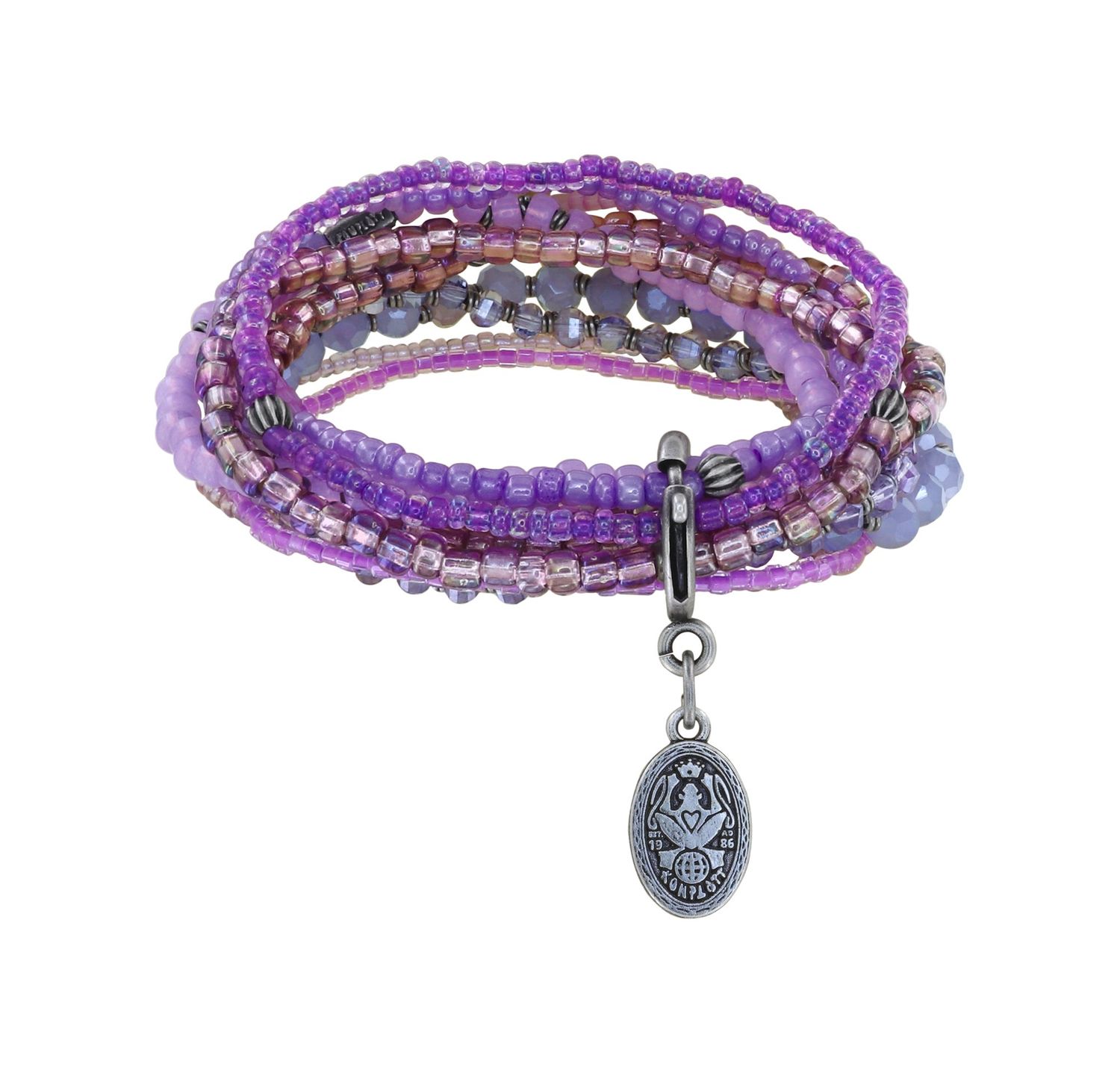 ​Konplott Armband "Petit Glamour d'Afrique" lila