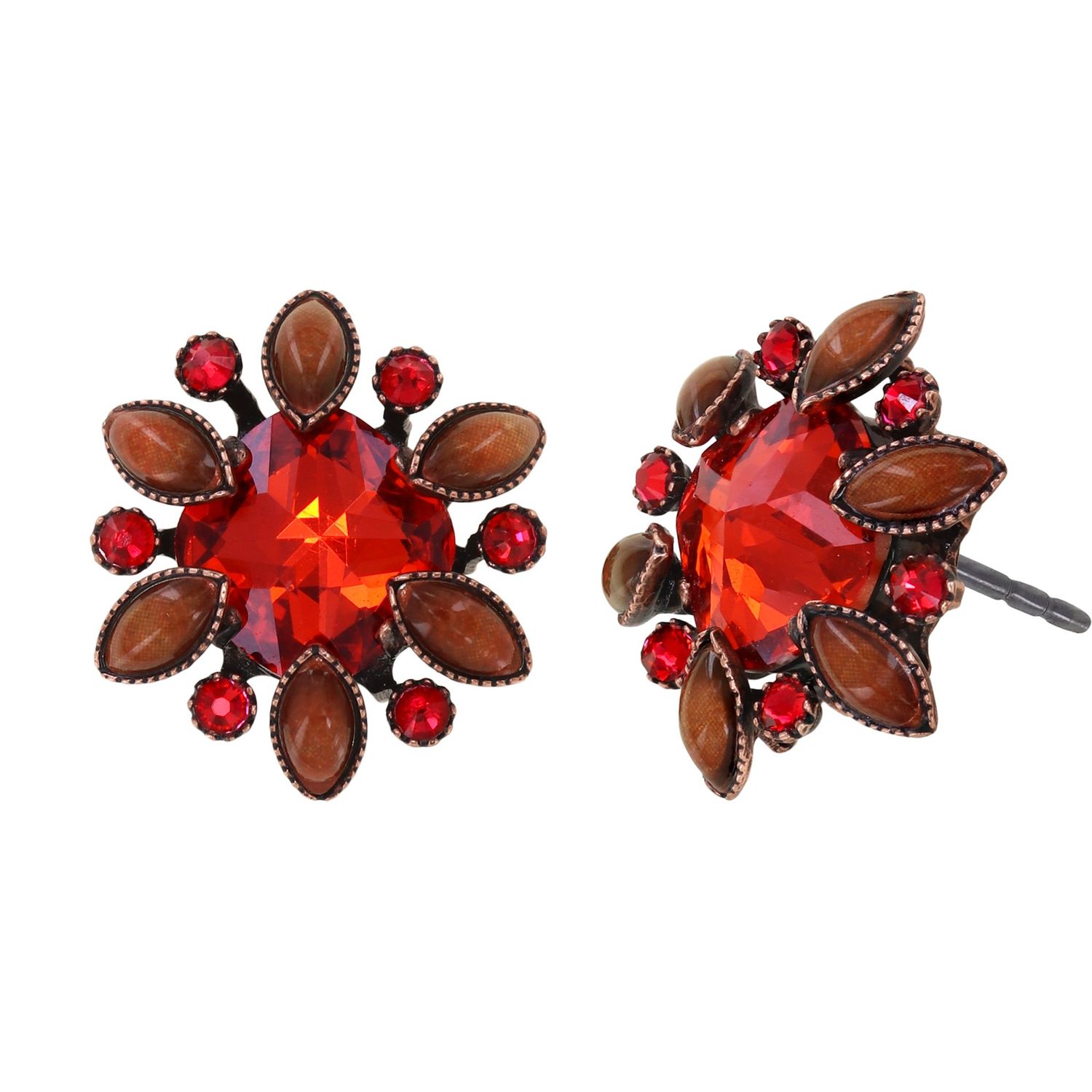 ​Konplott Ohrringe "Alien Anemone" Orange