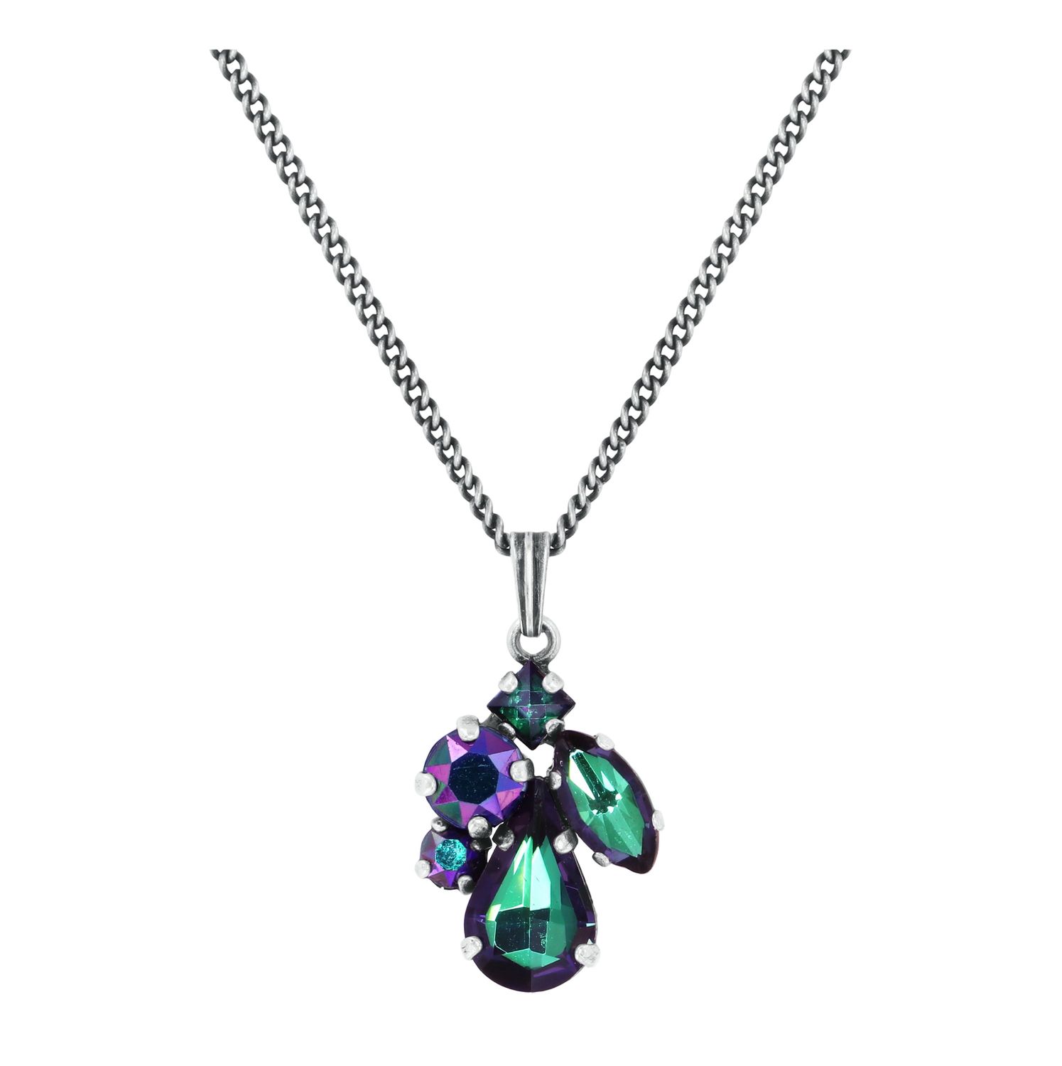 Konplott Kette Anhänger "Afternoon Tea de Luxe" black/ lila