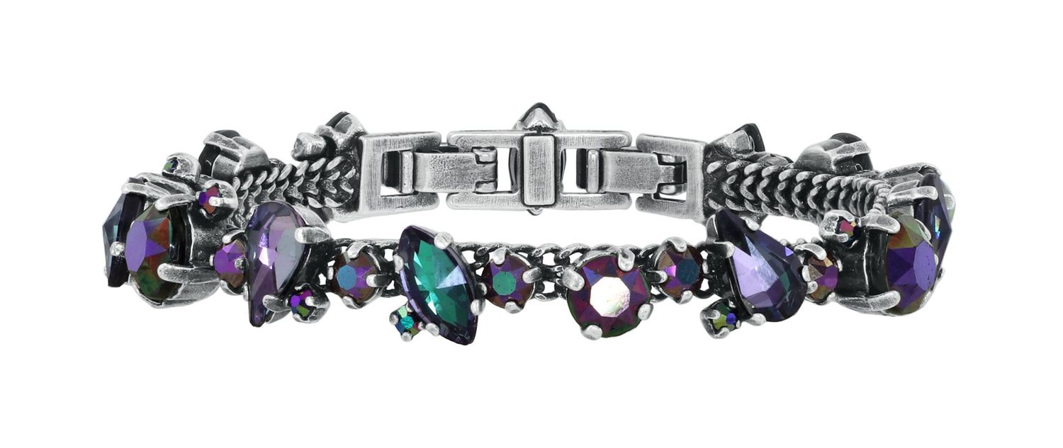 Konplott Armband "Afternoon Tea de Luxe" black/ lila