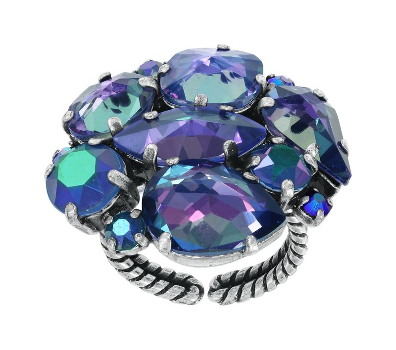 Konplott Ring Konplott Ring "Afternoon Tea de Luxe" blue