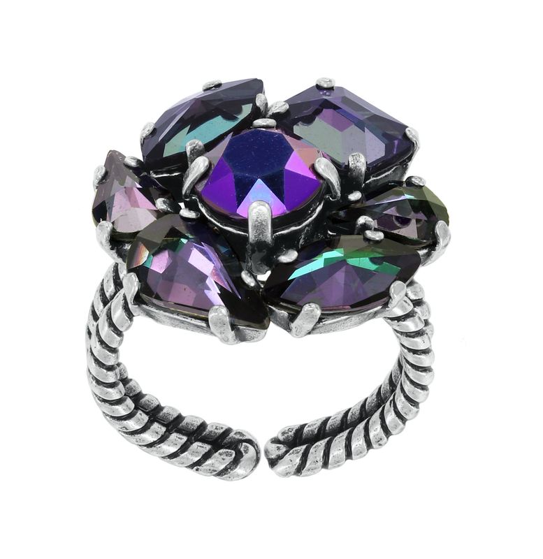 Konplott Ring Konplott Ring "Afternoon Tea de Luxe" black/ lila
