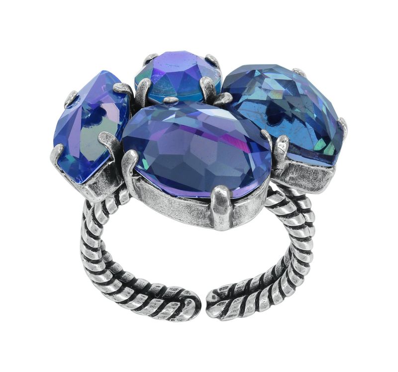 Konplott Ring Konplott Ring "Afternoon Tea de Luxe" blue