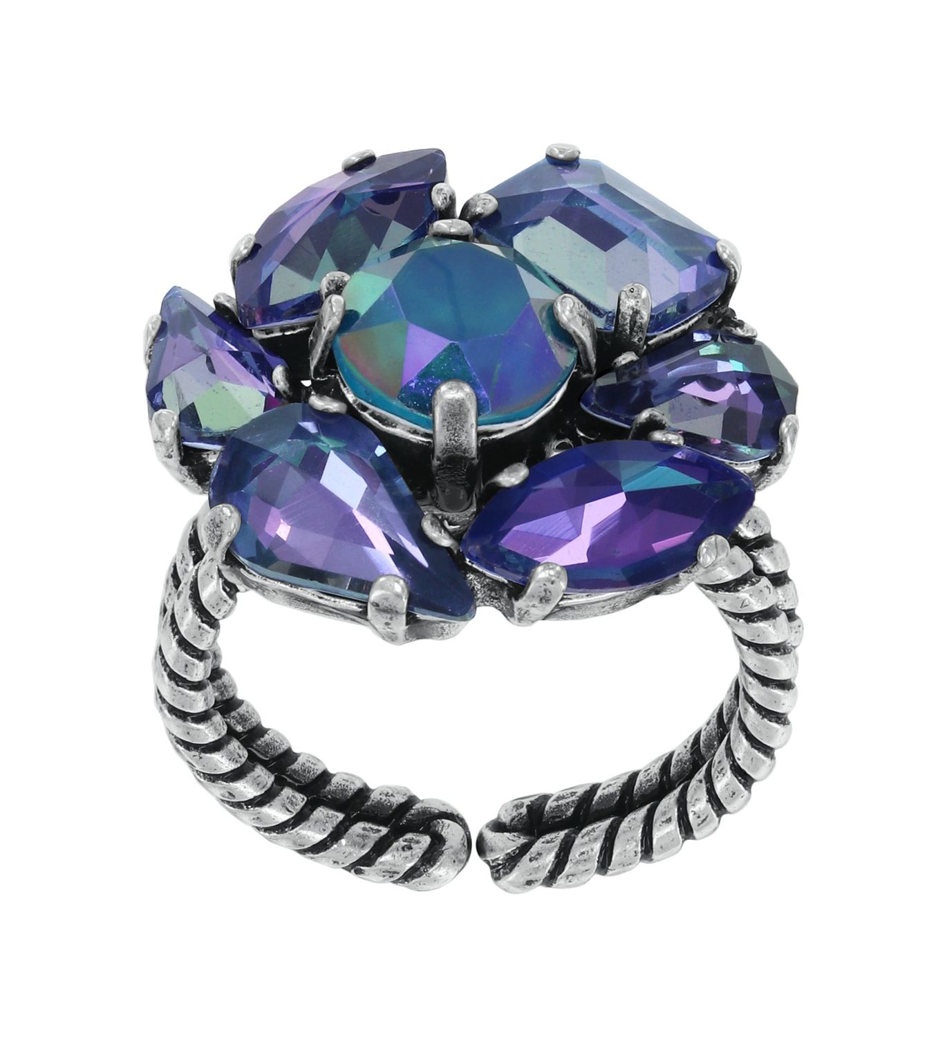 Konplott Ring "Afternoon Tea de Luxe" blue