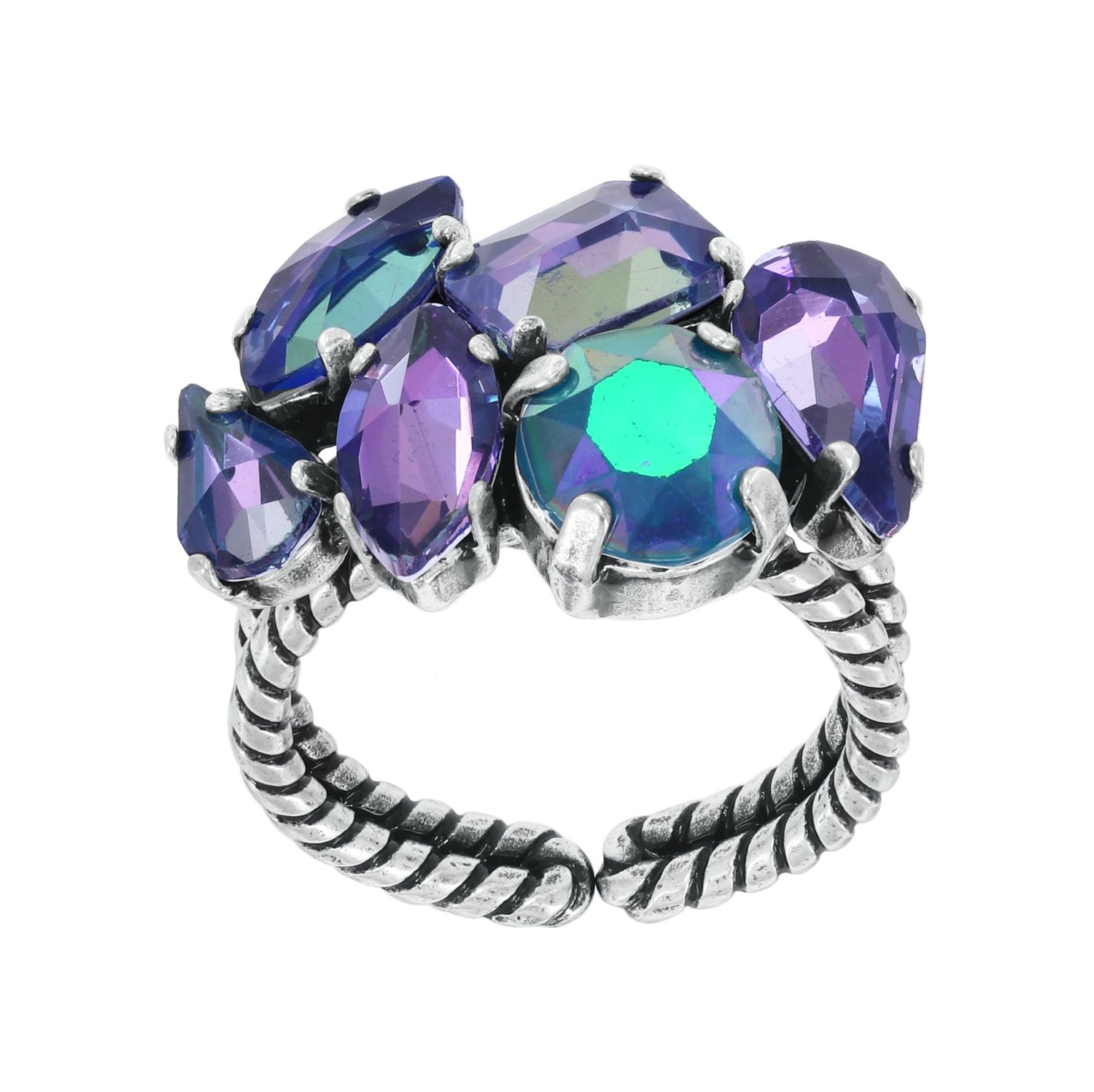 Konplott Ring "Afternoon Tea de Luxe" blue