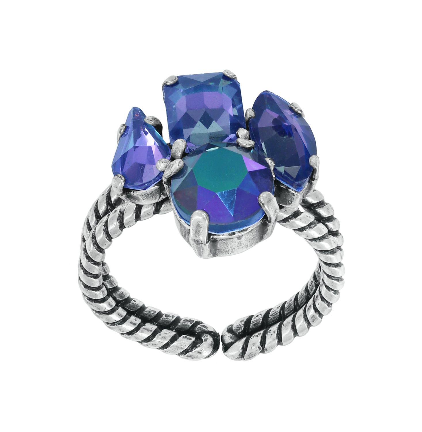 Konplott Ring "Afternoon Tea de Luxe" blue