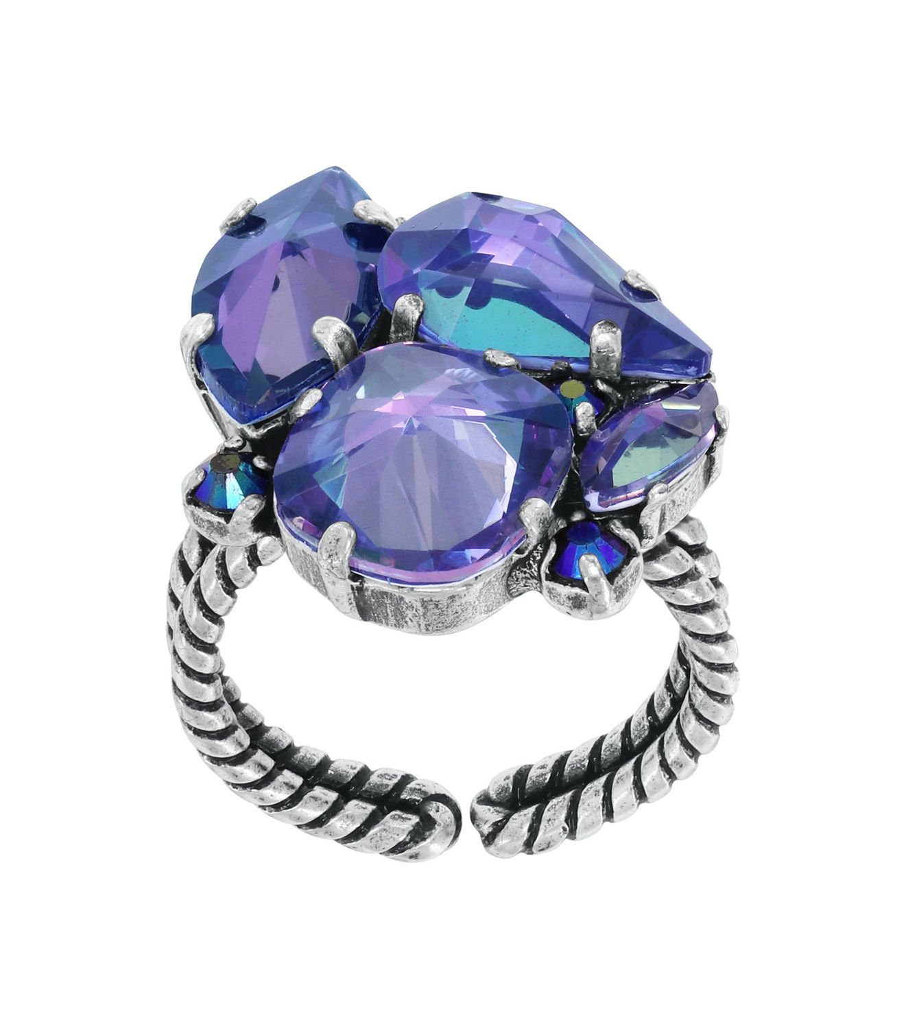 Konplott Ring "Afternoon Tea de Luxe" blue