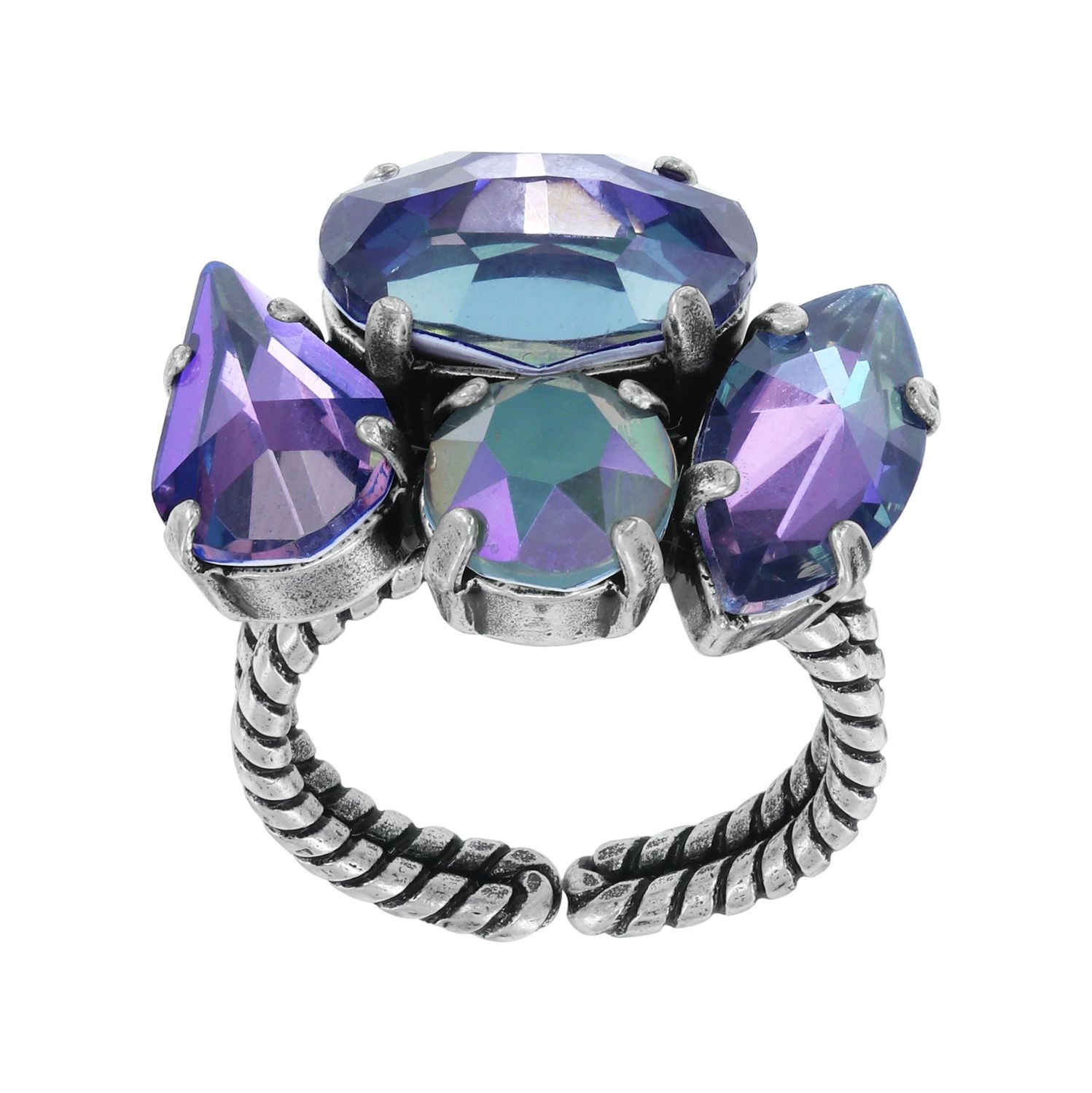 Konplott Ring "Afternoon Tea de Luxe" blue