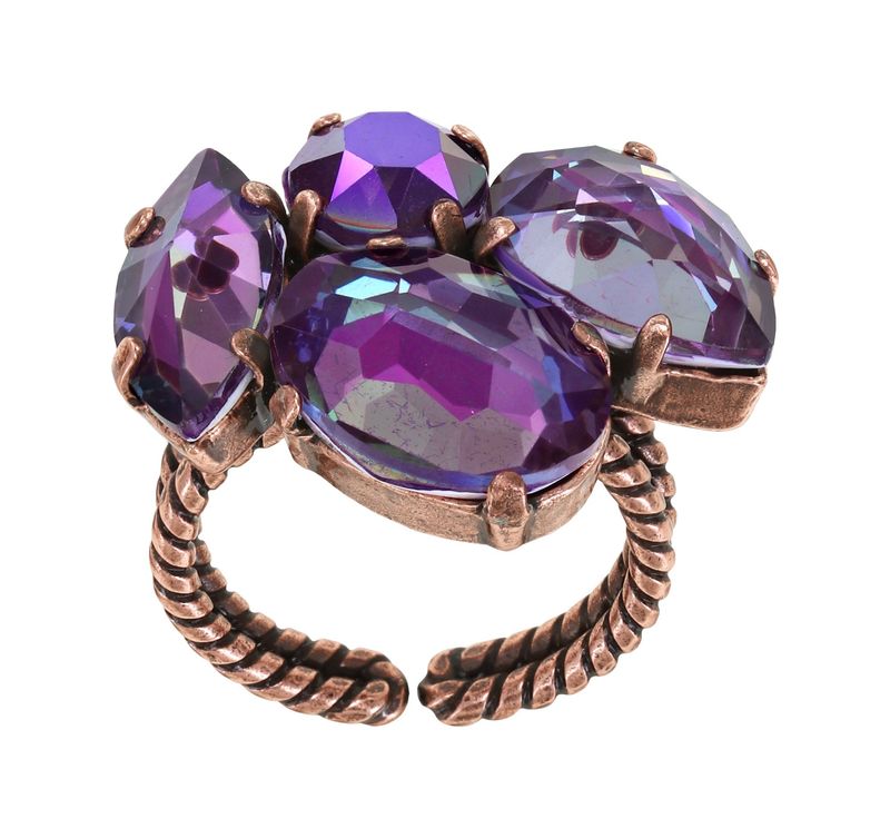 Konplott Ring Konplott Ring "Afternoon Tea de Luxe" lila