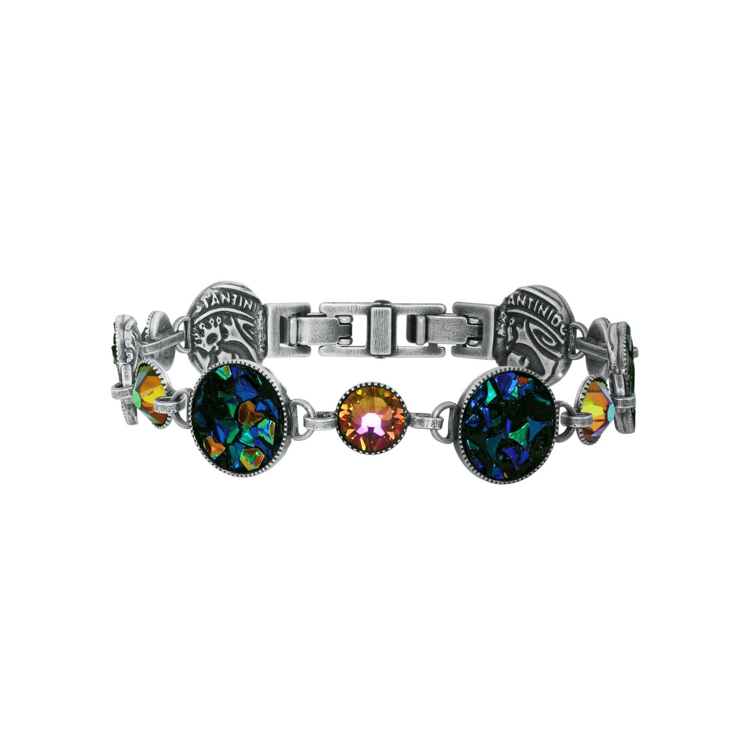 Konplott Armband "Studio 54" blue/green
