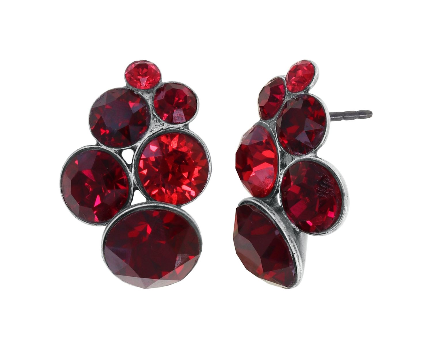 Konplott Ohrstecker "Petit Glamour" red