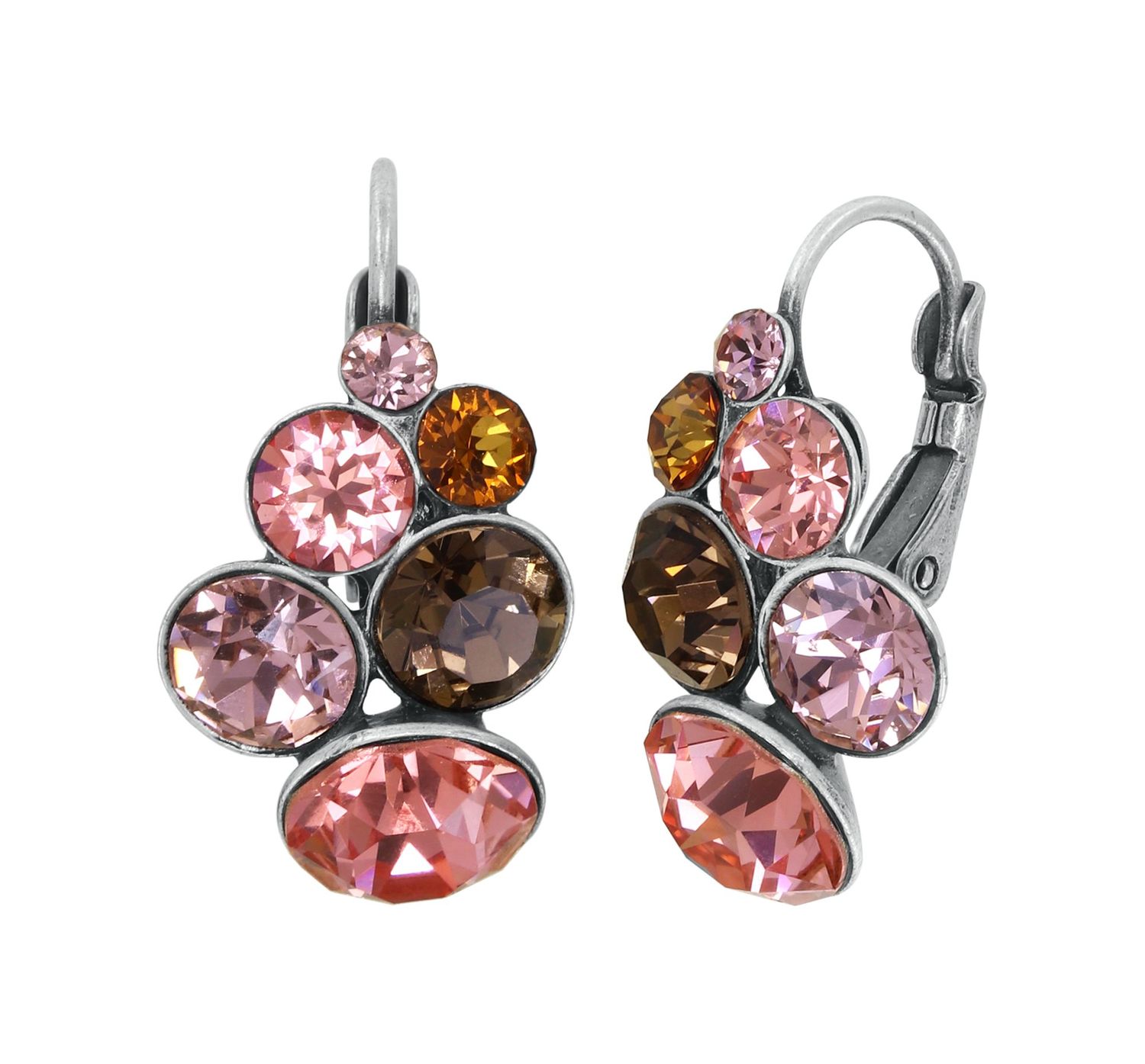 Konplott Ohrhänger Brisur "Petit Glamour" pink