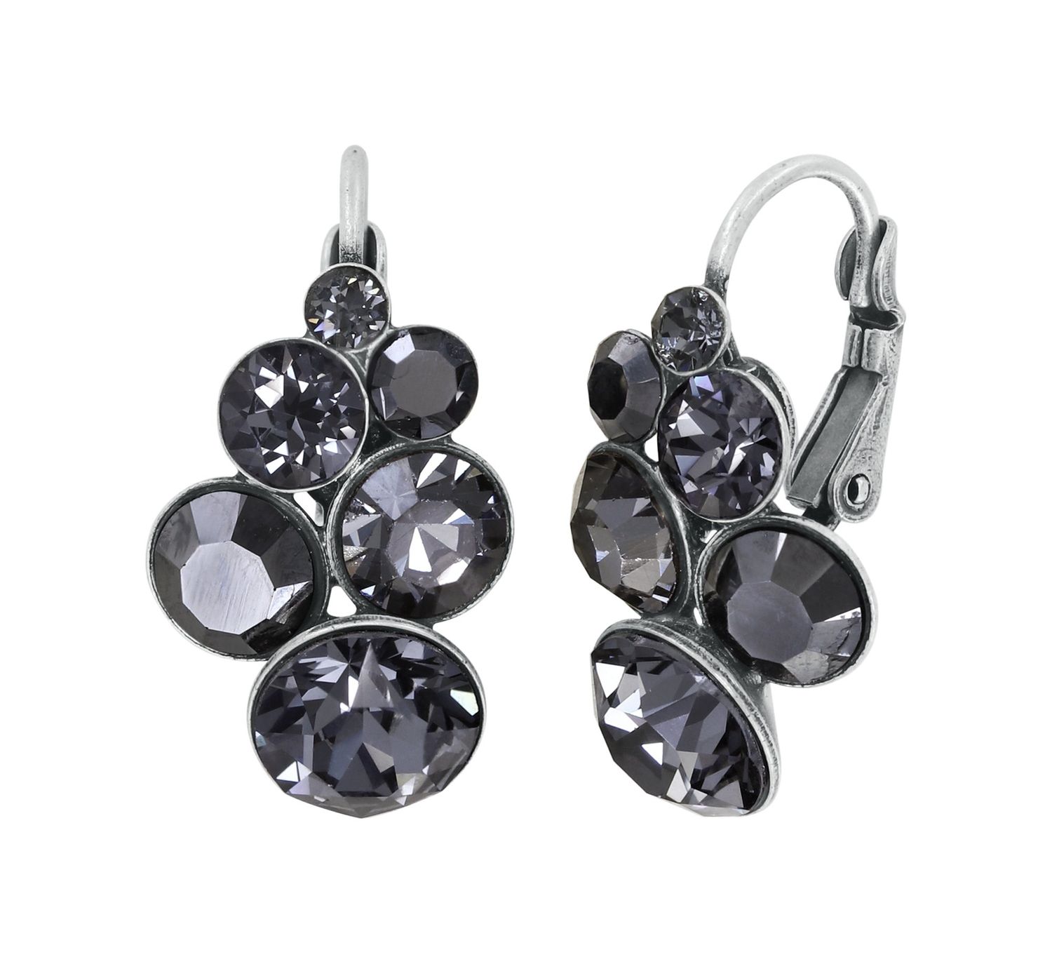 Konplott Ohrhänger Brisur "Petit Glamour" black