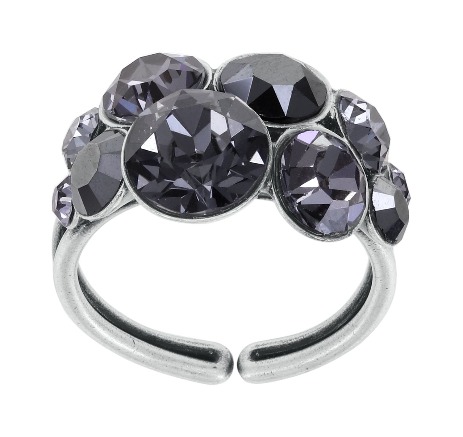 Konplott Ring "Petit Glamour" black