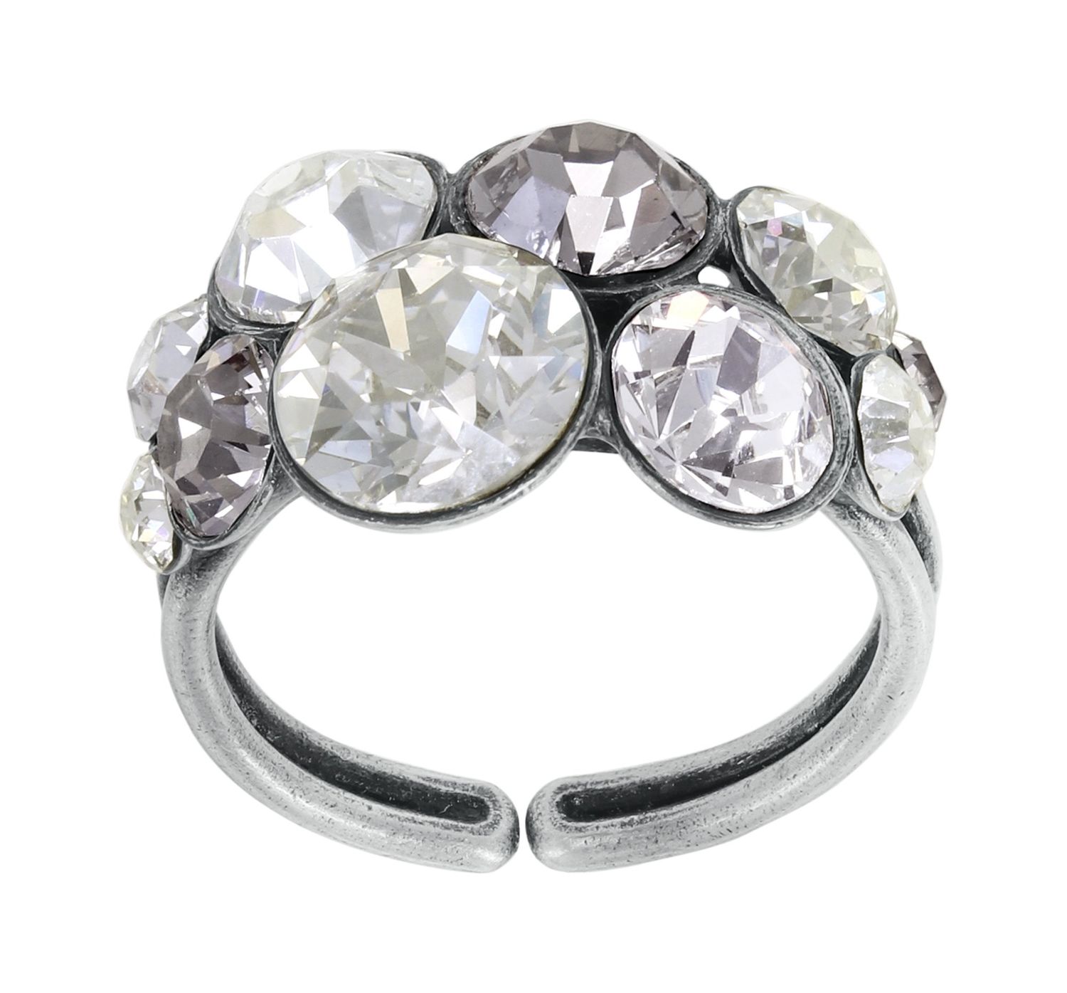 Konplott Ring "Petit Glamour" grey