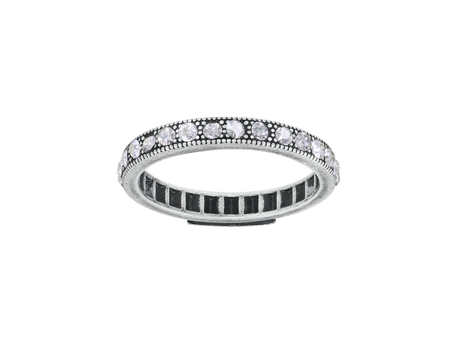 Konplott Ring "Colour Ring" white crystal silver shade