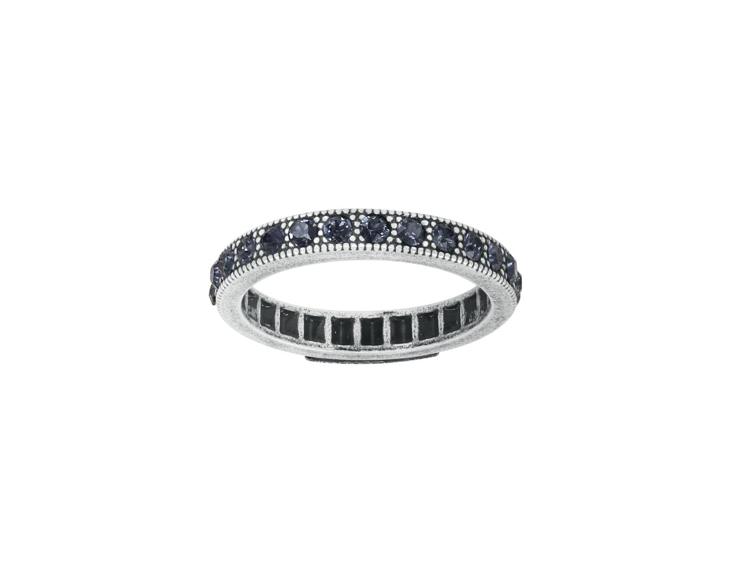 Konplott Ring "Colour Ring" grey crystal silver night
