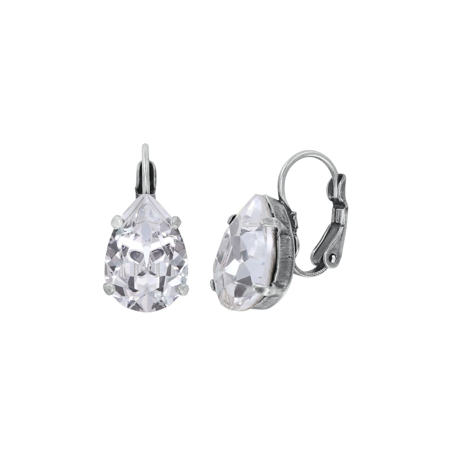 Konplott Ohrring Brisur "Gothic Parisienne"white crystal