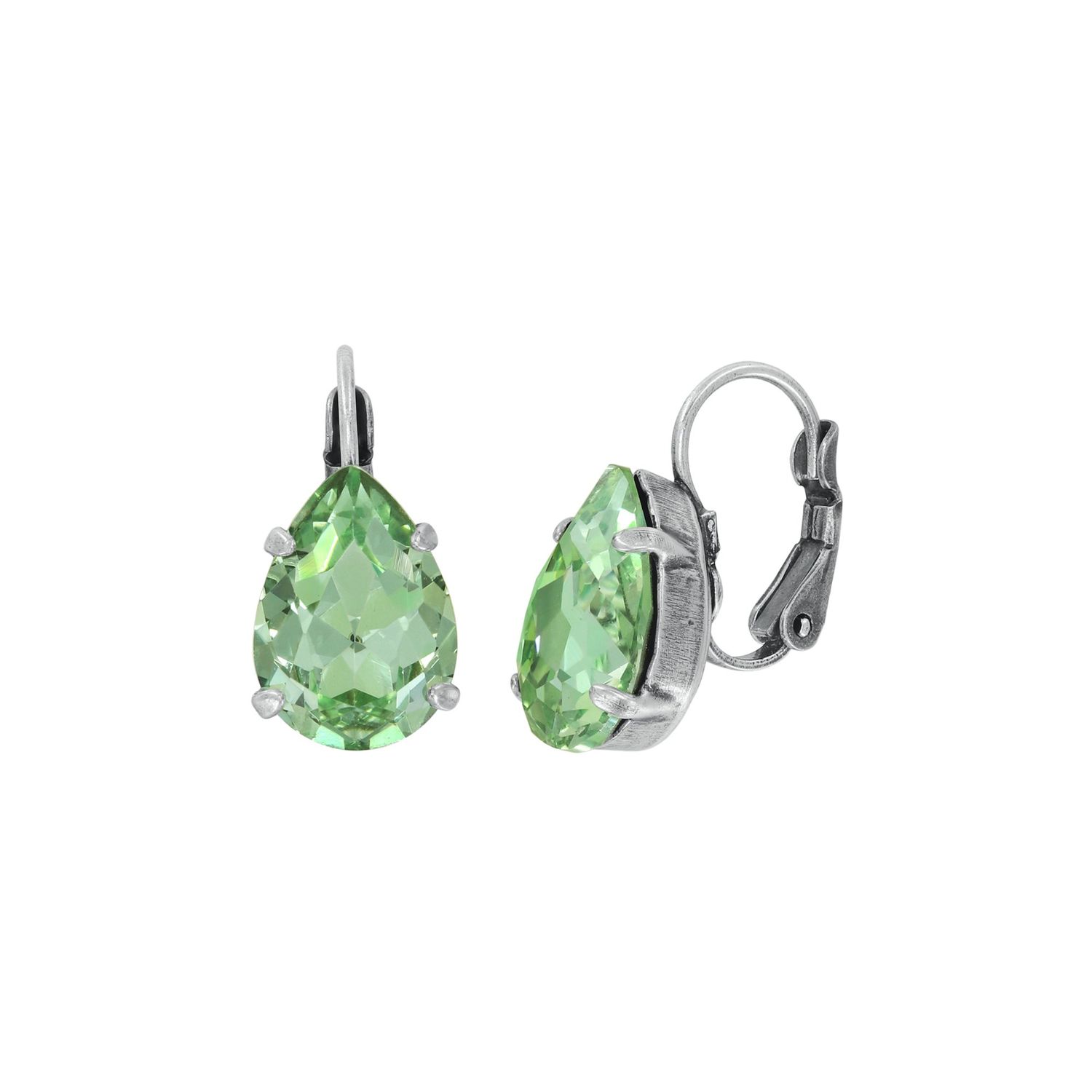 Konplott Ohrring Brisur "Gothic Parisienne" light green
