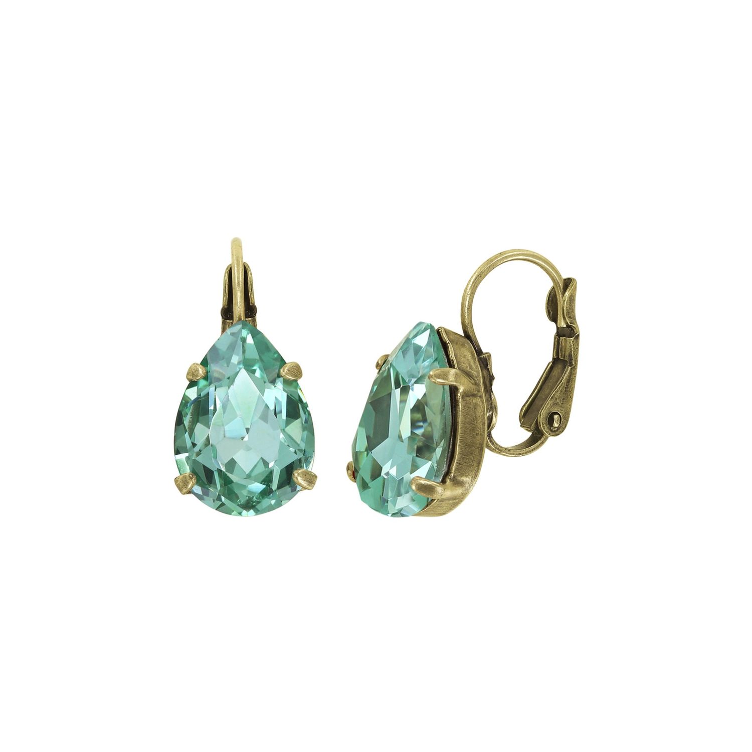 Konplott Ohrring Brisur "Gothic Parisienne" blue light azore
