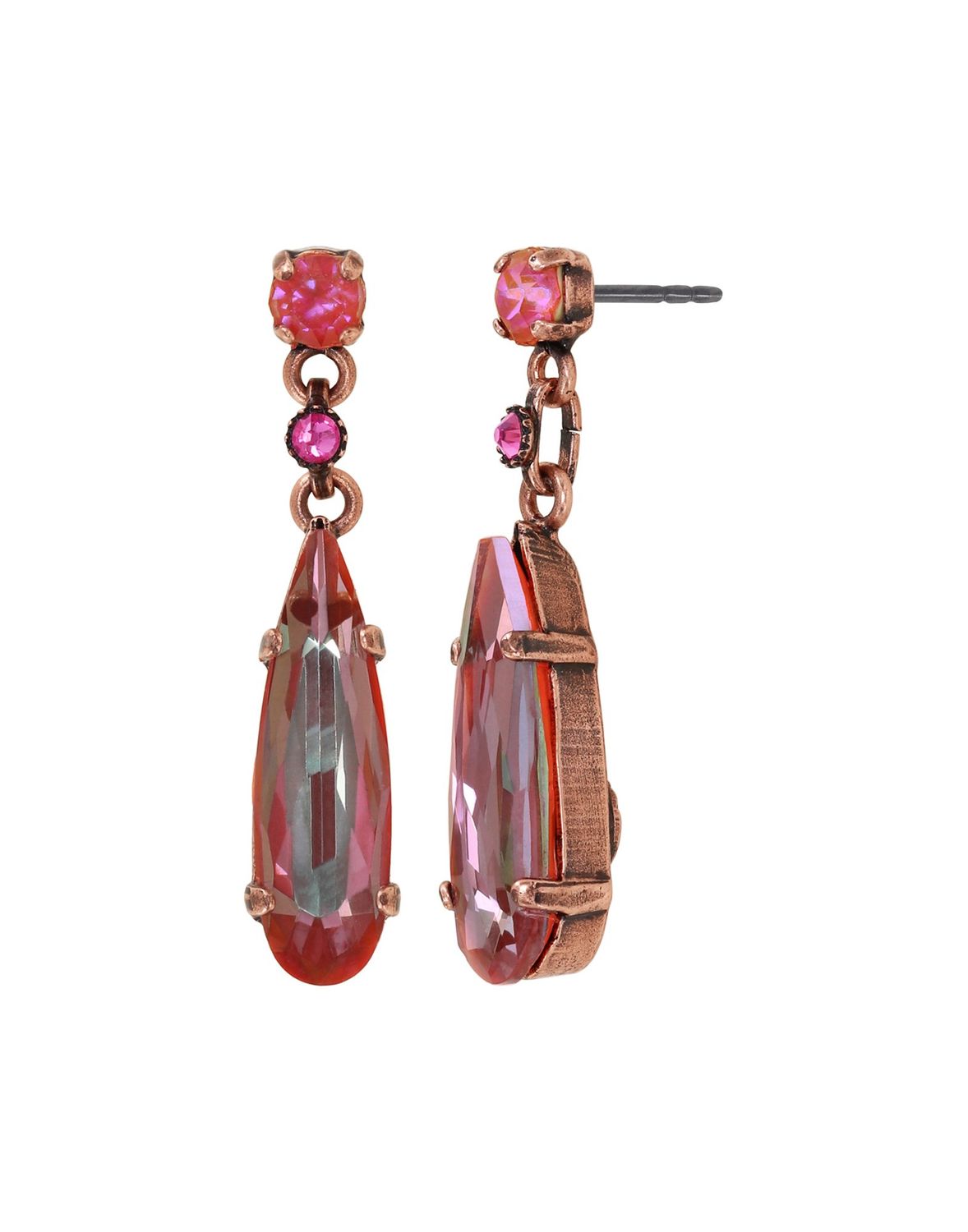 Konplott Ohrstecker baumelnd "Daily Desire" coralline