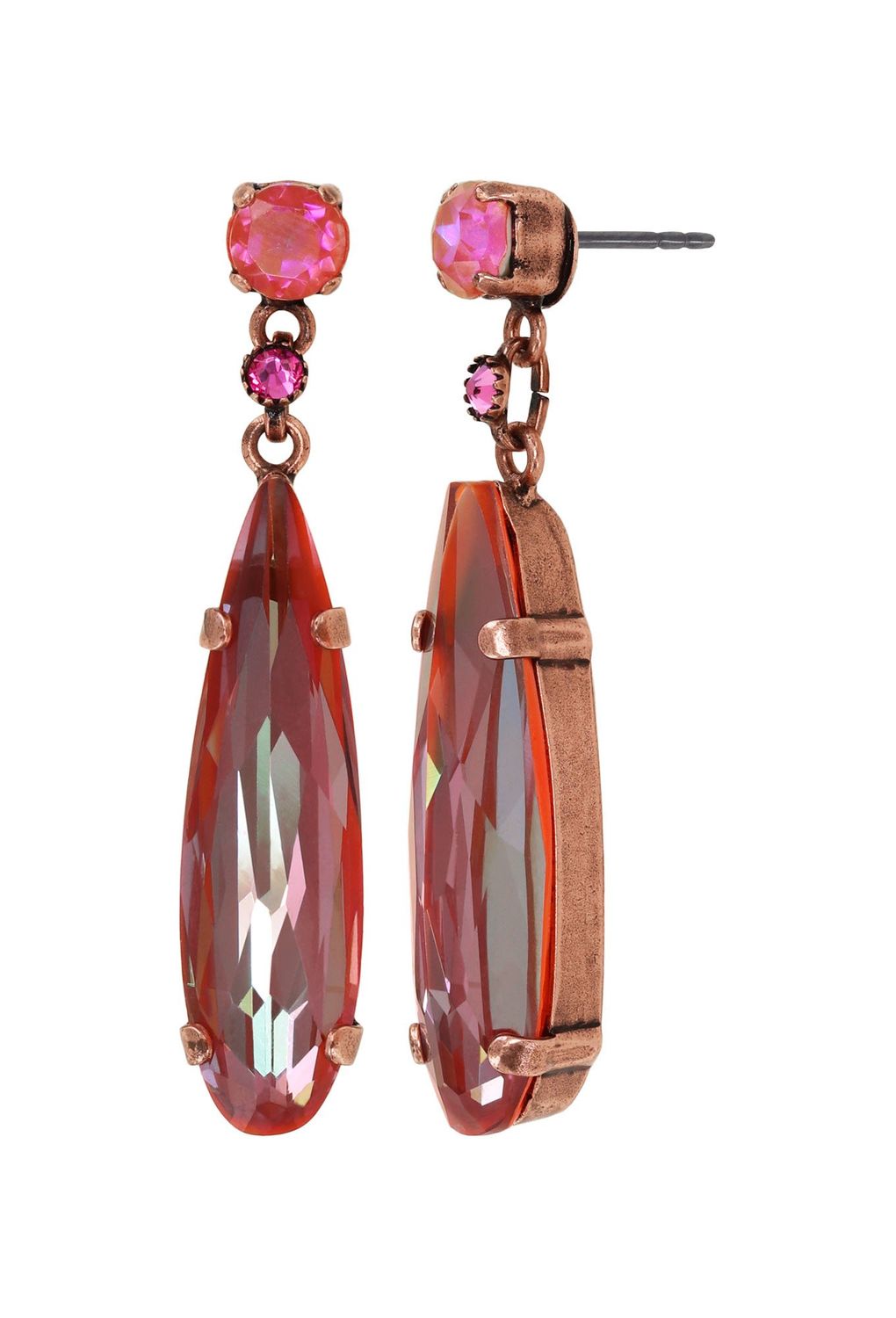 Konplott Ohrstecker baumelnd "Daily Desire" coralline